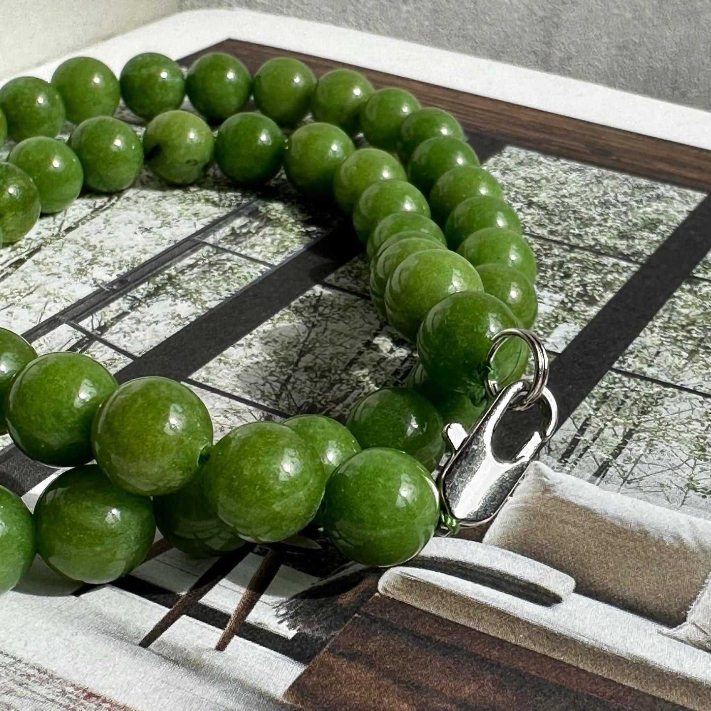 Halskjede Mary Smaragd