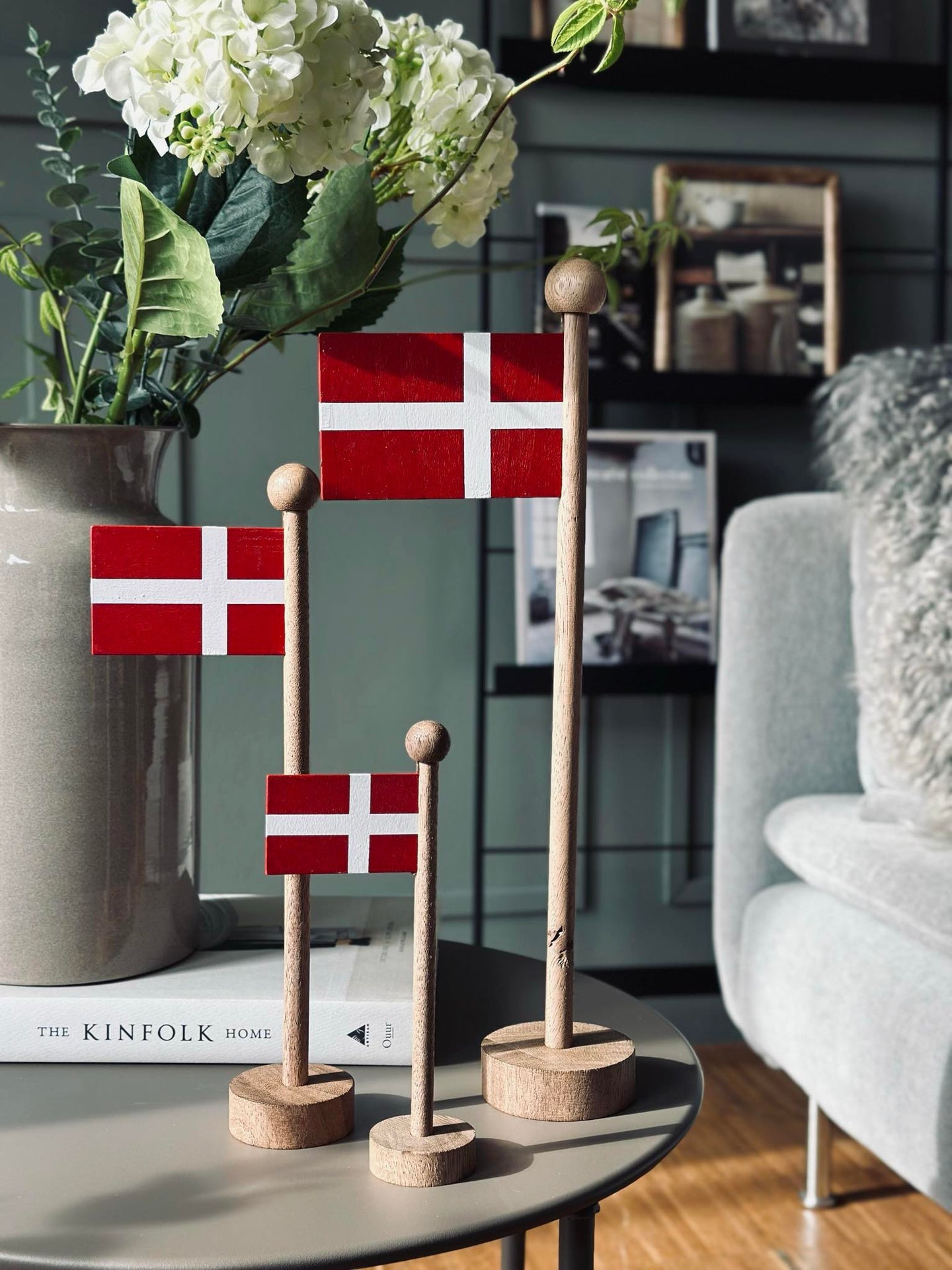 Flagg Dannebrog tre - Flere størrelser