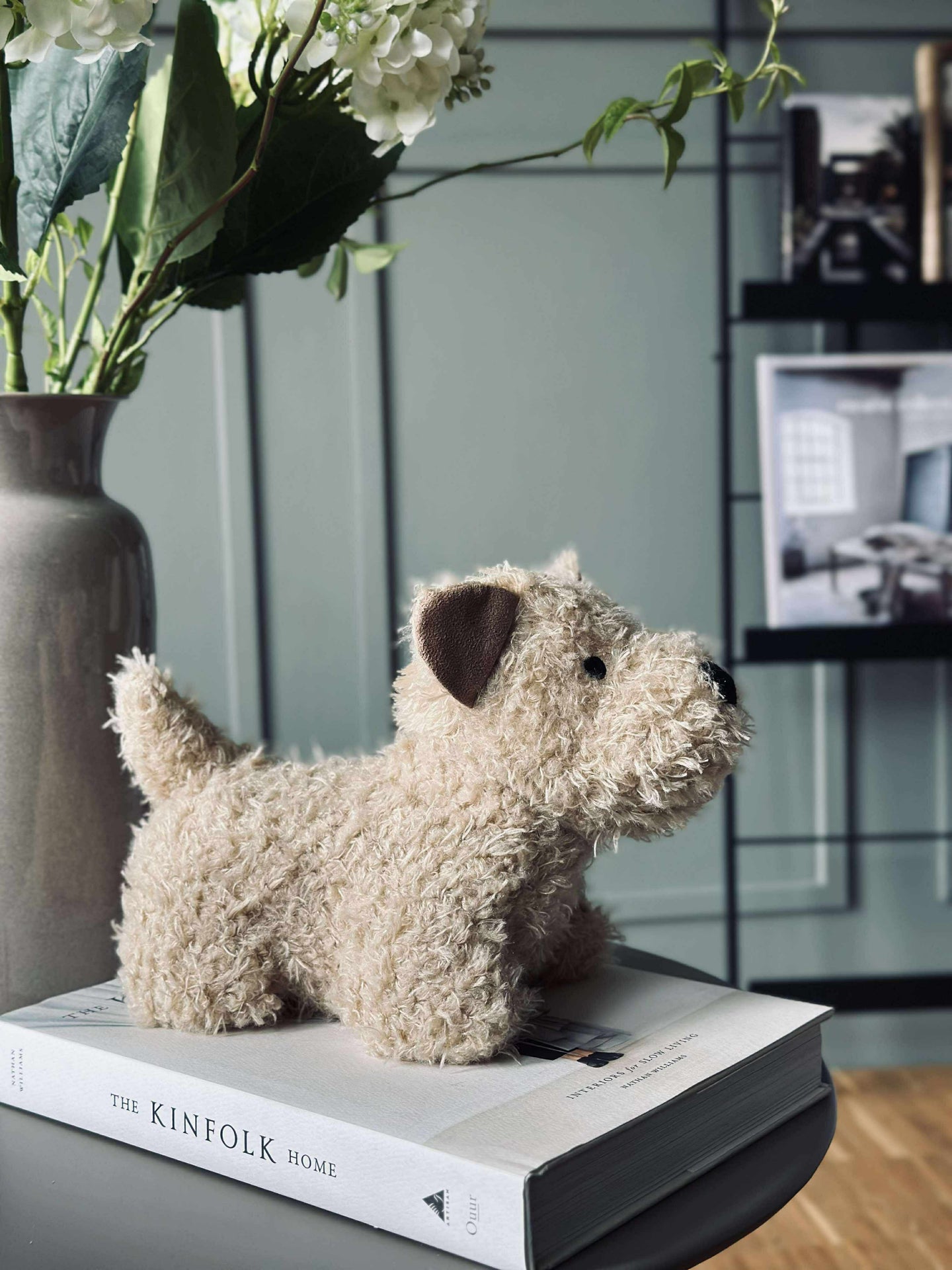 Dørstopper Plysj hund - Beige