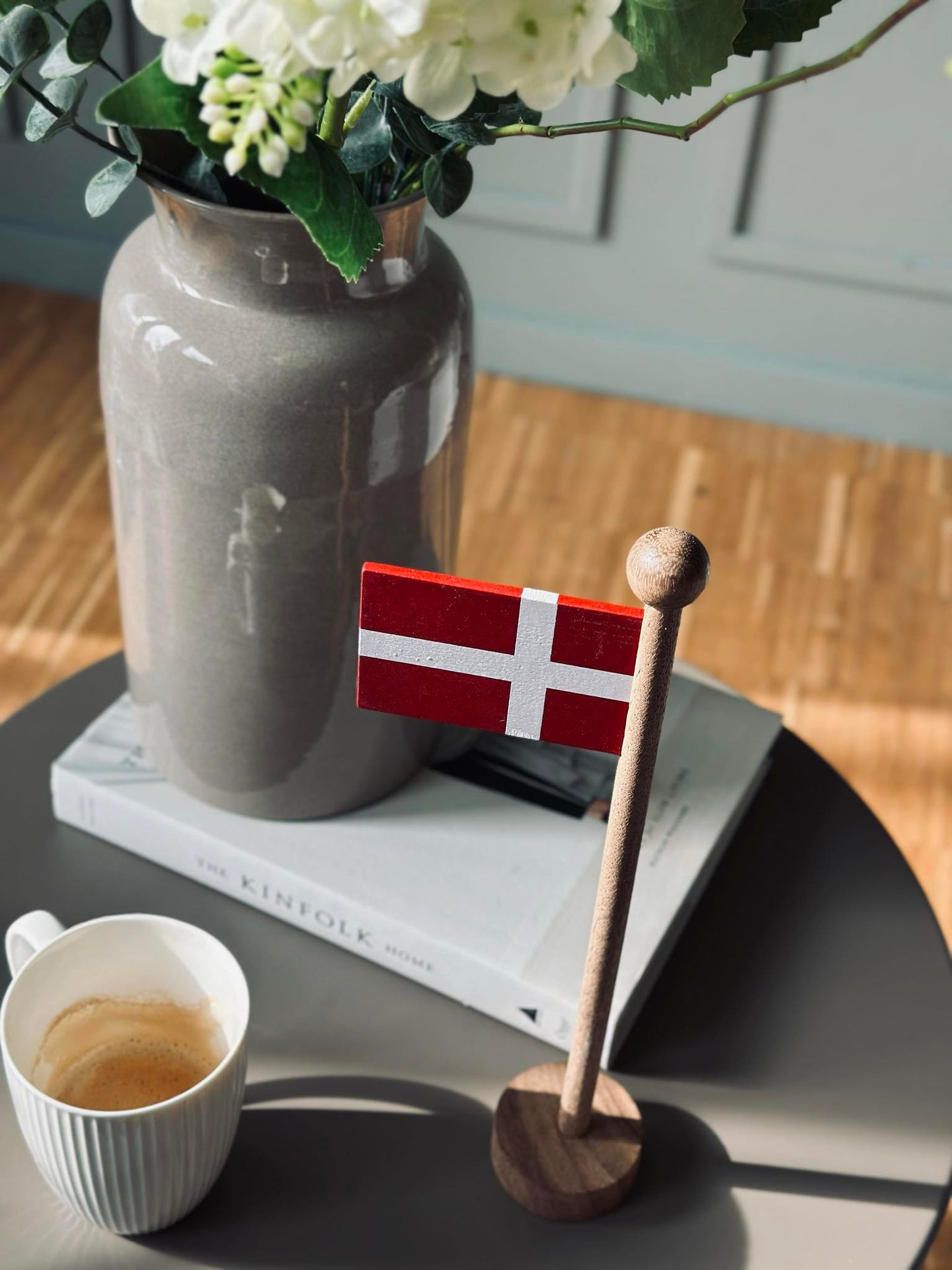 Flagg Dannebrog wood - Flere størrelser