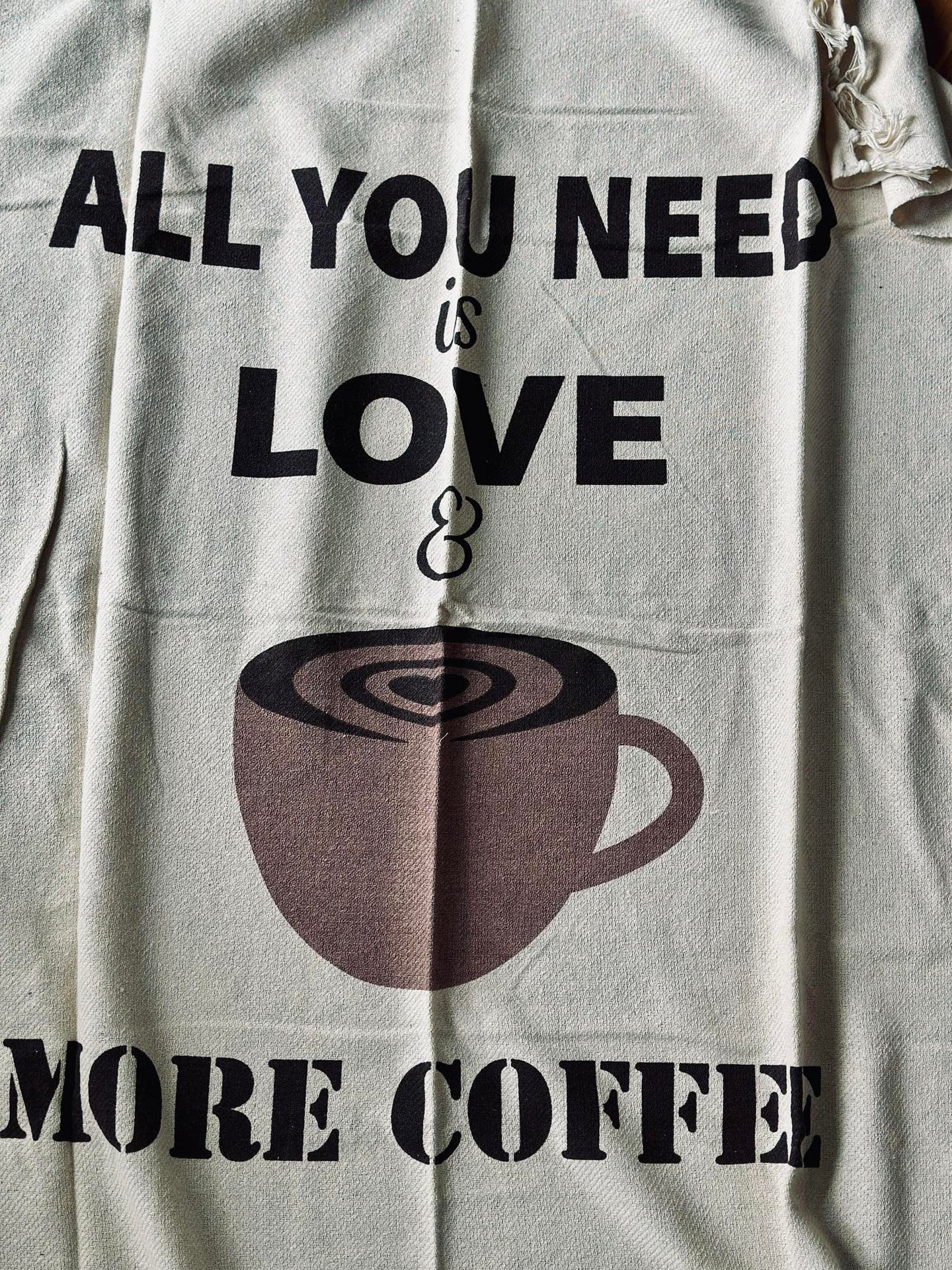 Plaid recycling bomull - Coffee