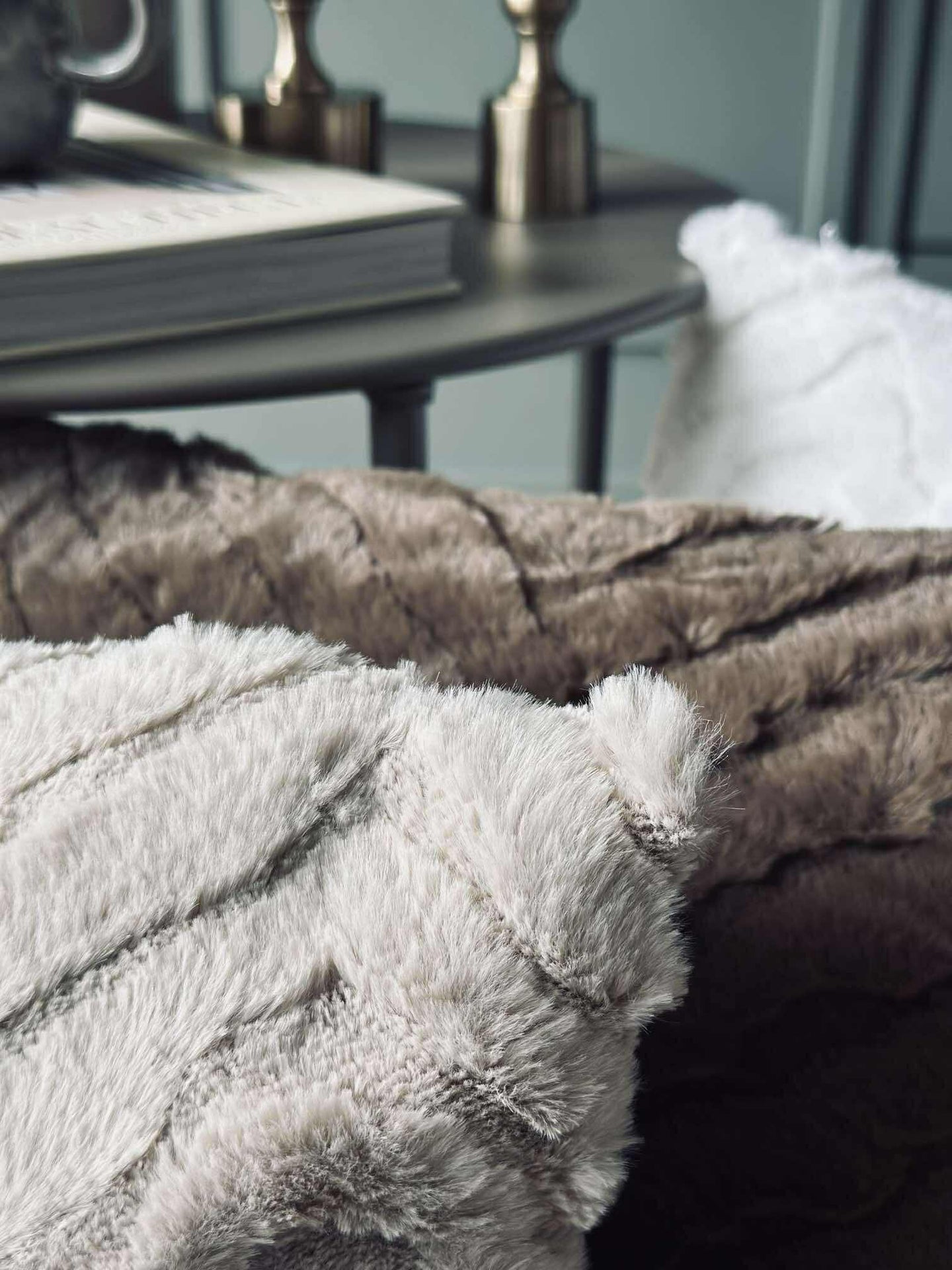 Pute med fyll - Beige