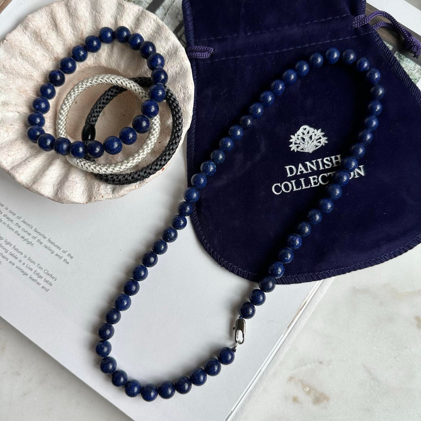 Halskjede Mary Navy