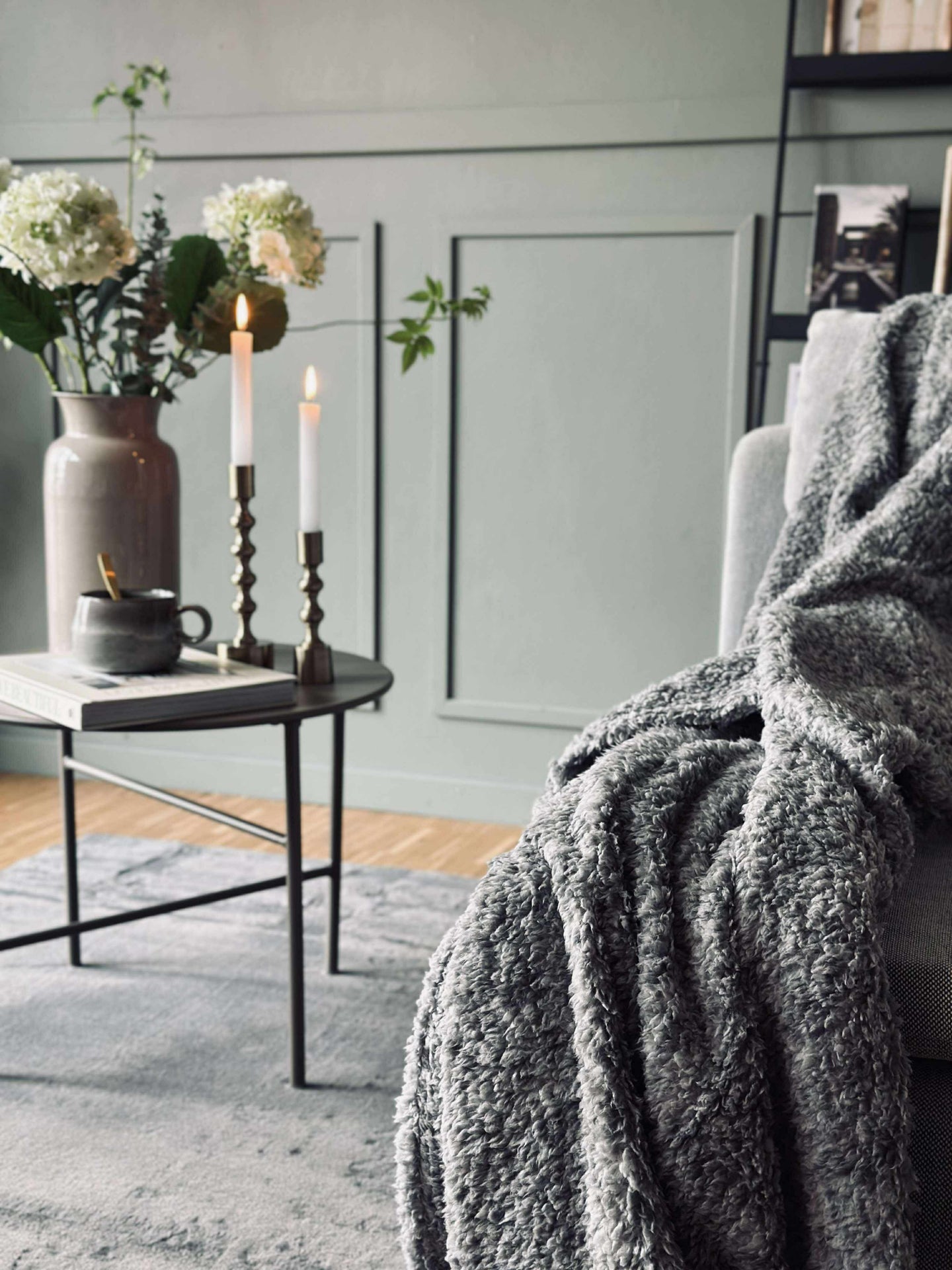 Pledd 150x200cm - Grey ultra soft