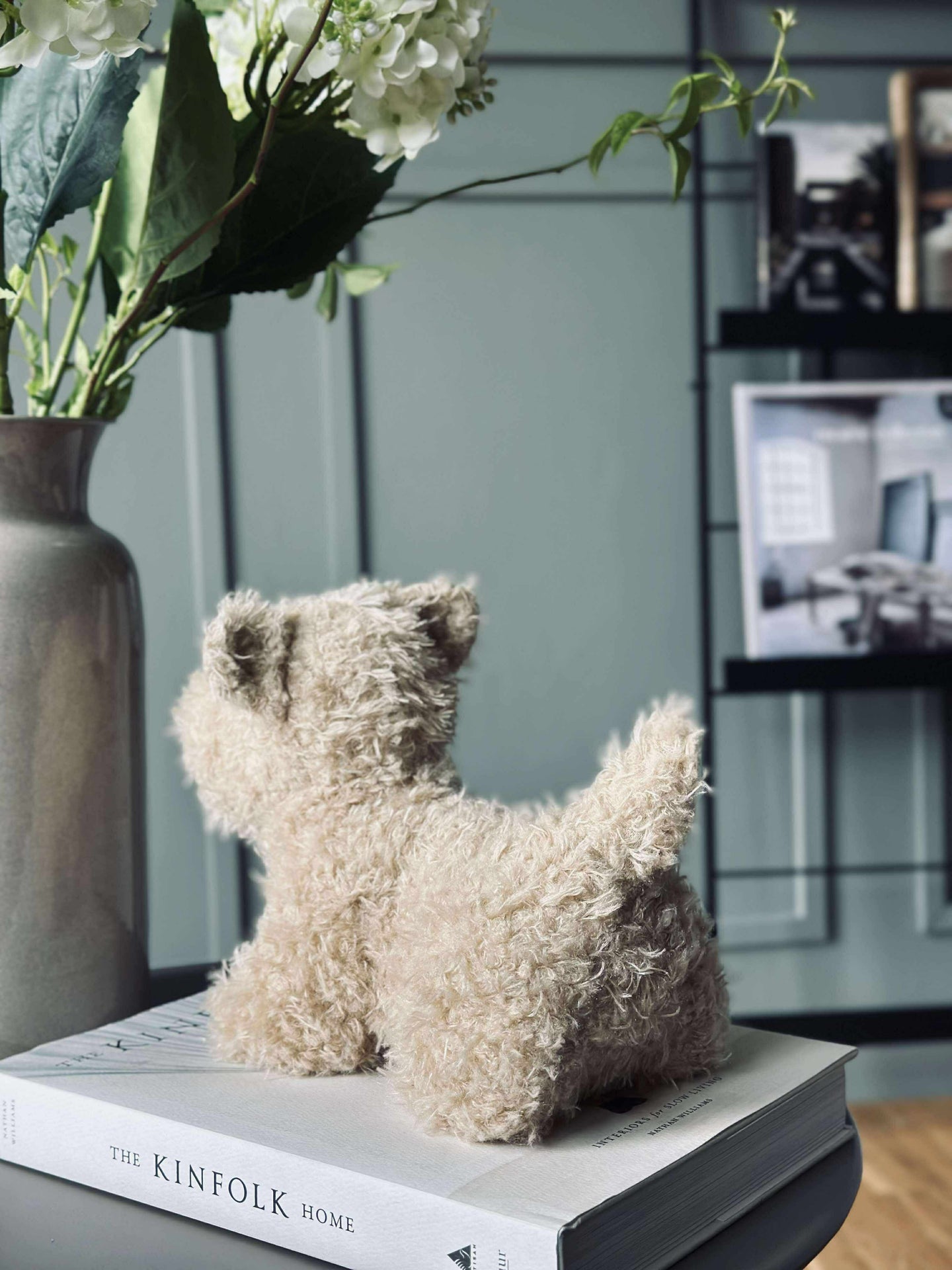 Dørstopper Plysj hund - Beige