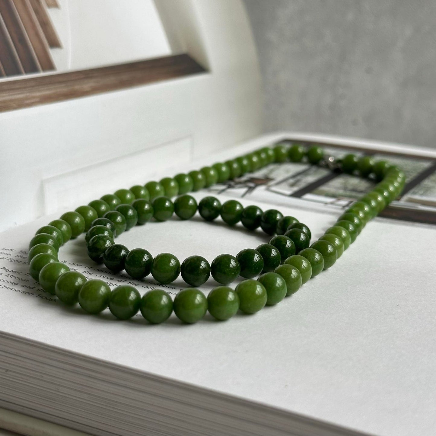 Halskjede Mary Smaragd