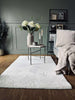 Gulvteppe Plys white