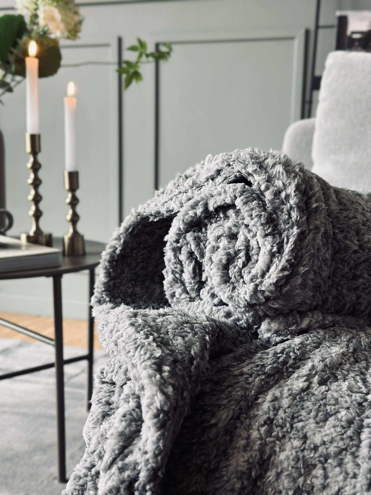 Pledd 150x200cm - Grey ultra soft