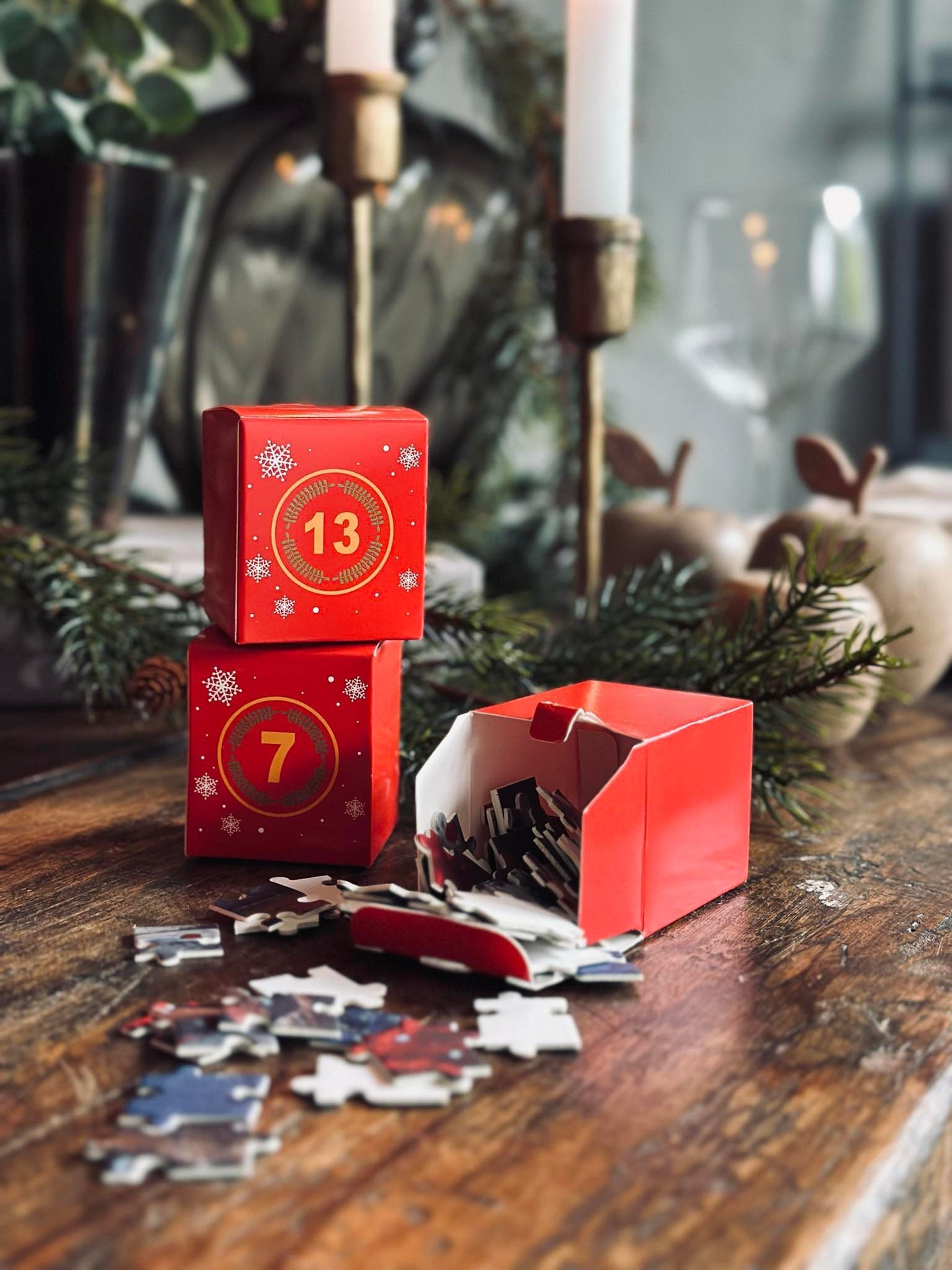 Julekalender puzzle mix