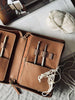Organiser Cognac Lær