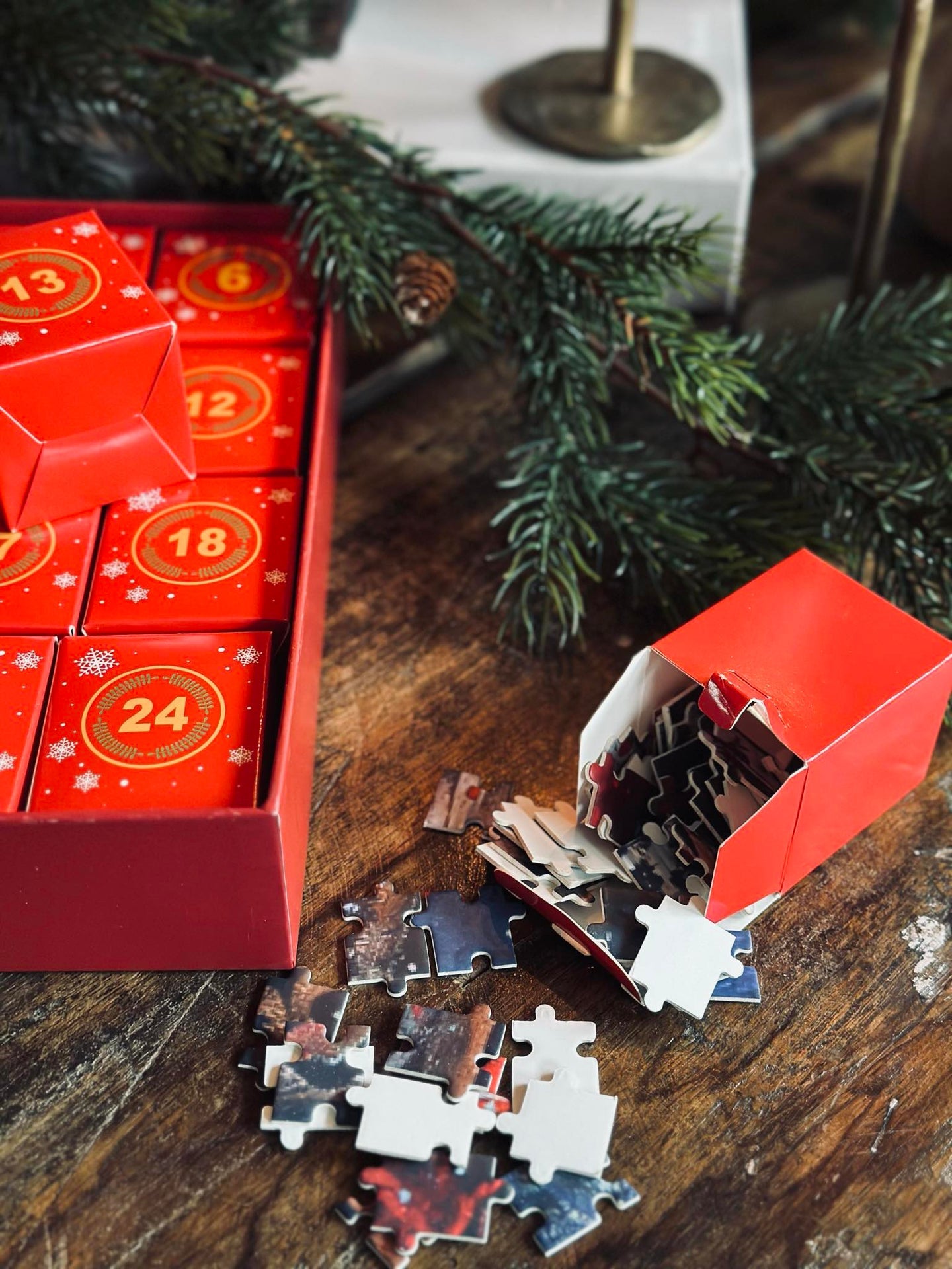 Julekalender puzzle mix