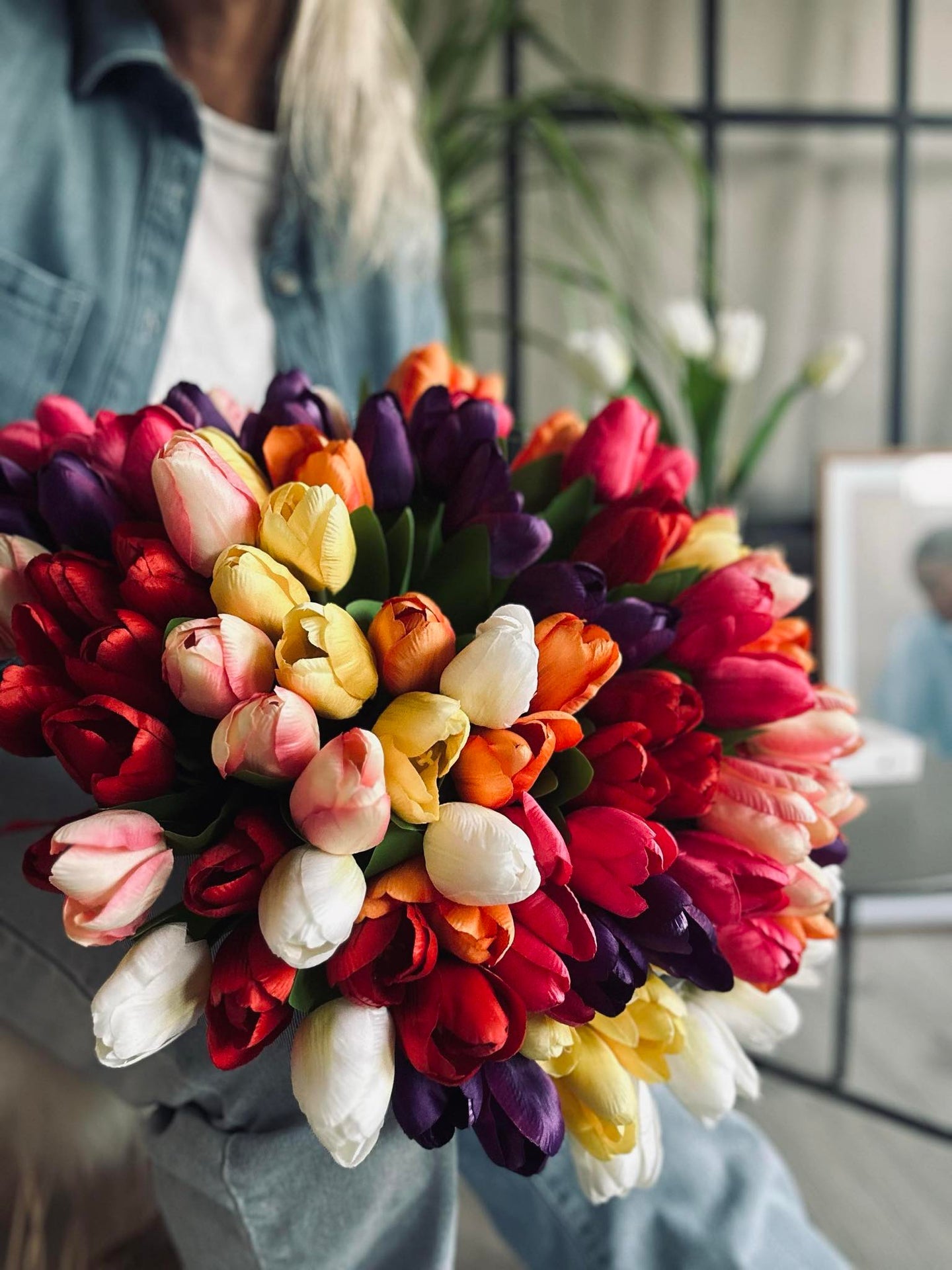 Tulipaner Silkelook– Flere farger
