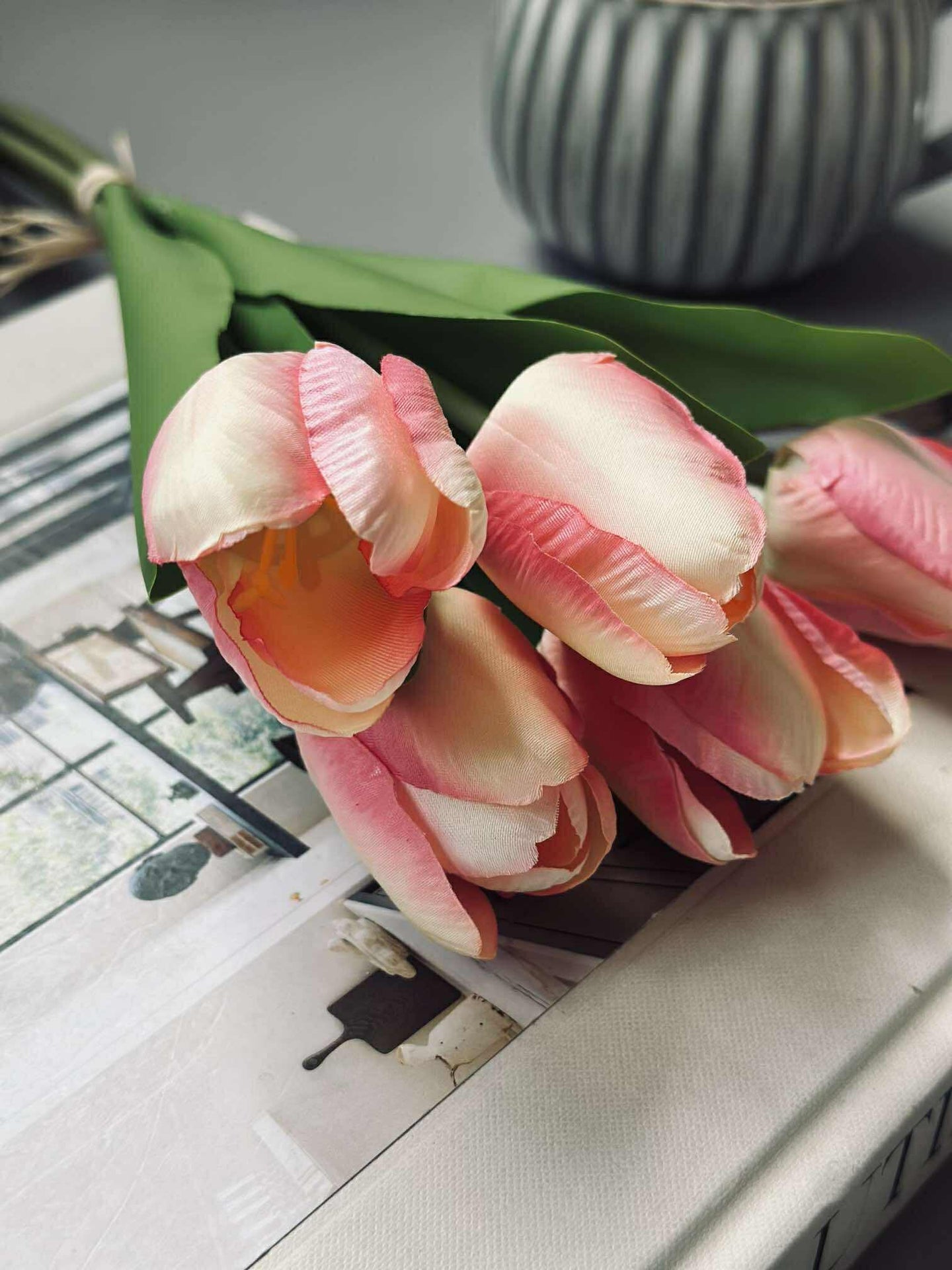 Tulipaner Silkelook– Flere farger