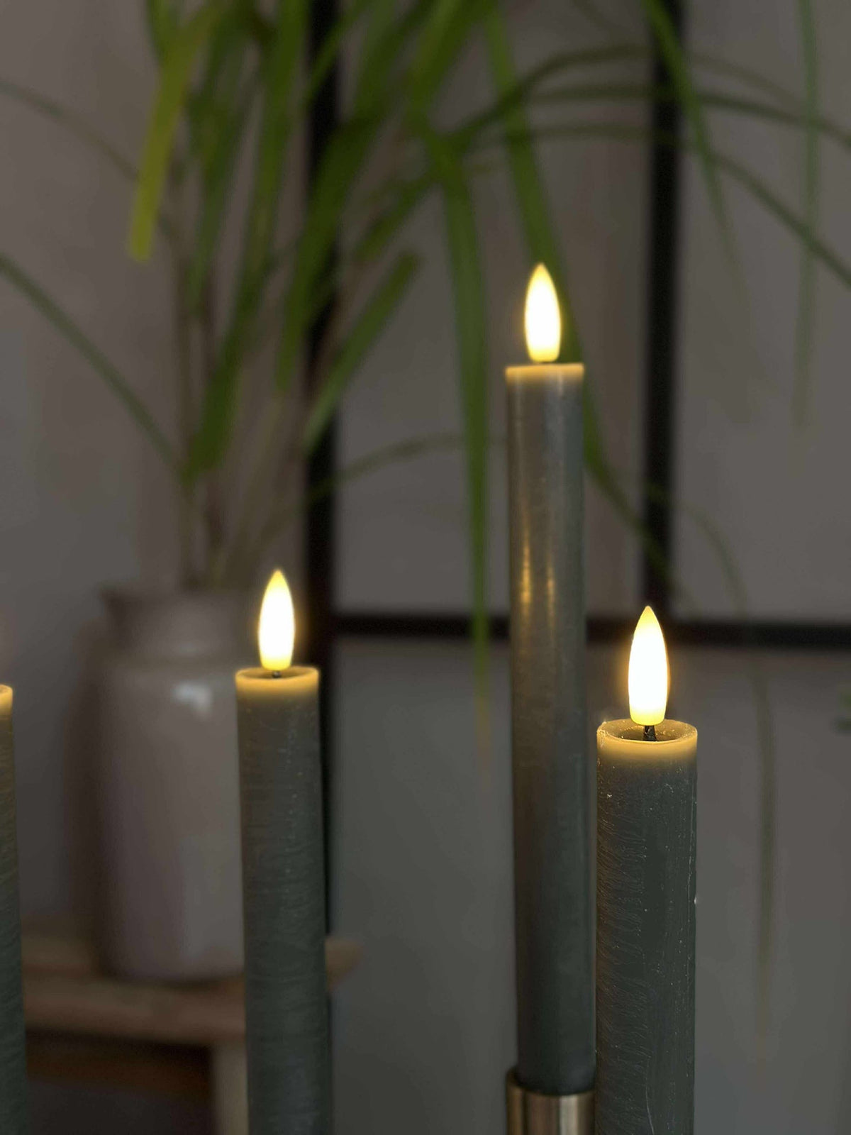 LED Stakelys 4 stk - Grønn