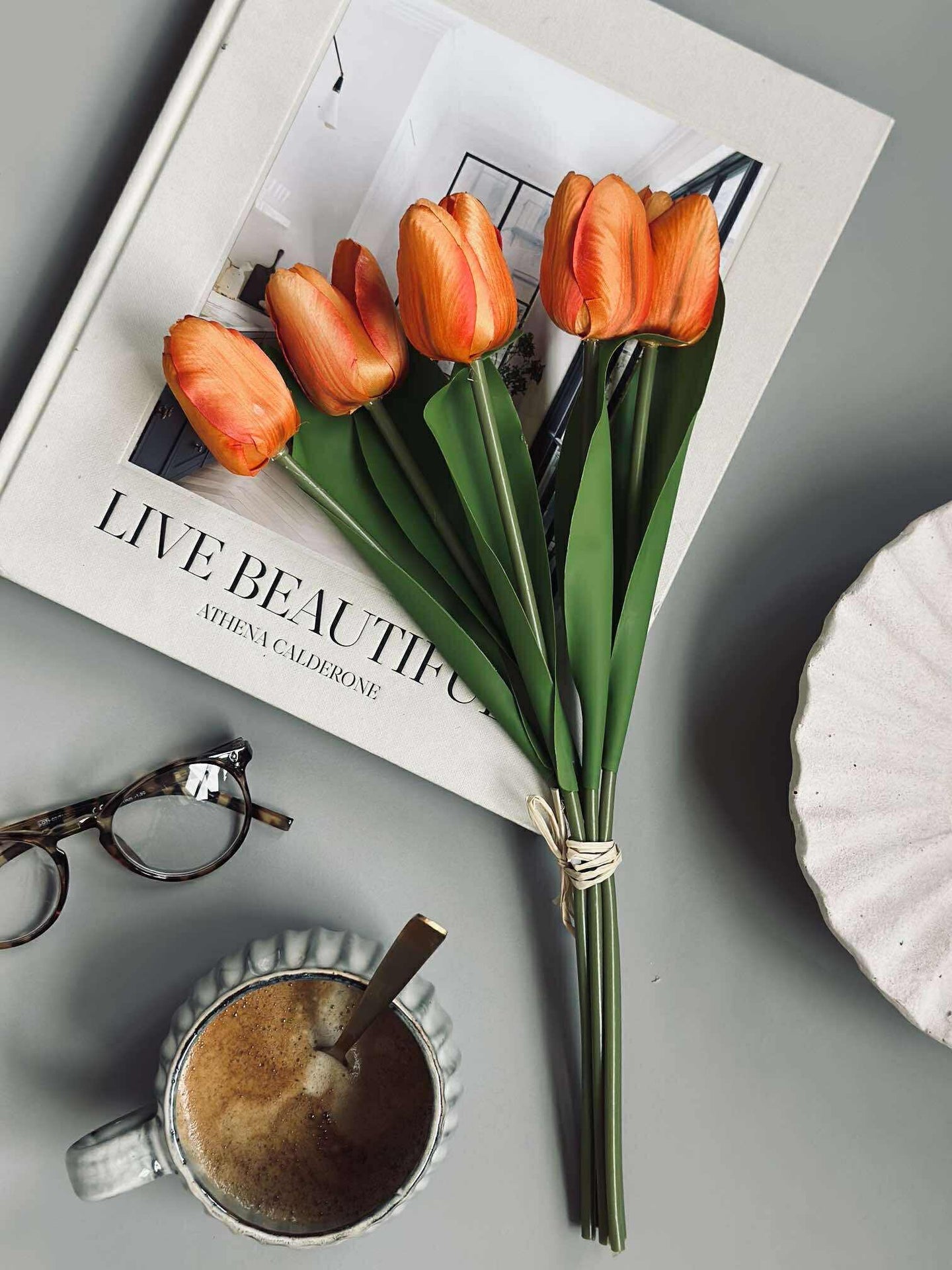 Tulipaner Silkelook– Flere farger