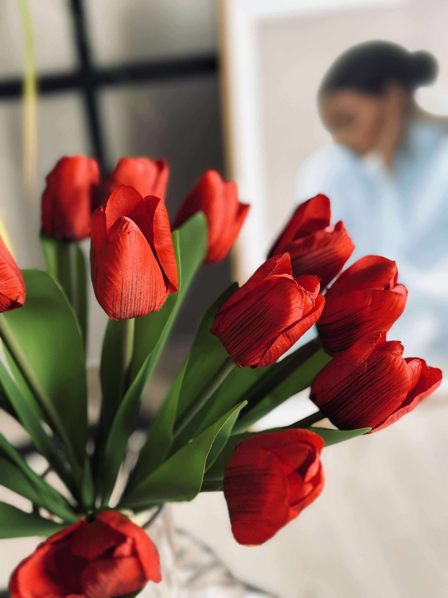 Tulipaner Silkelook– Flere farger