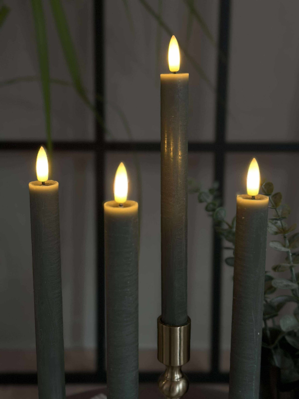 LED Stakelys 4 stk - Grønn