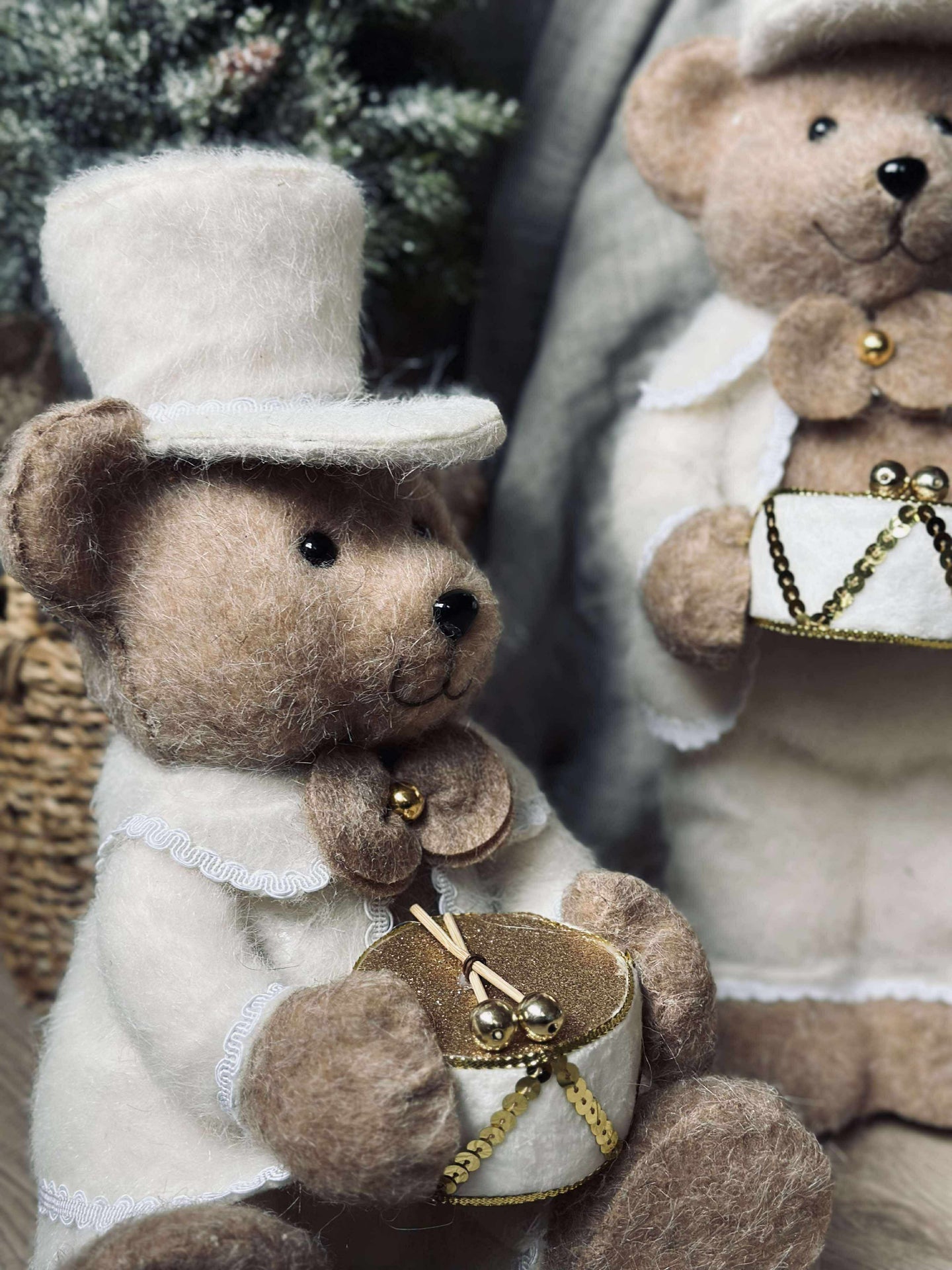 Julebamse - Sittende