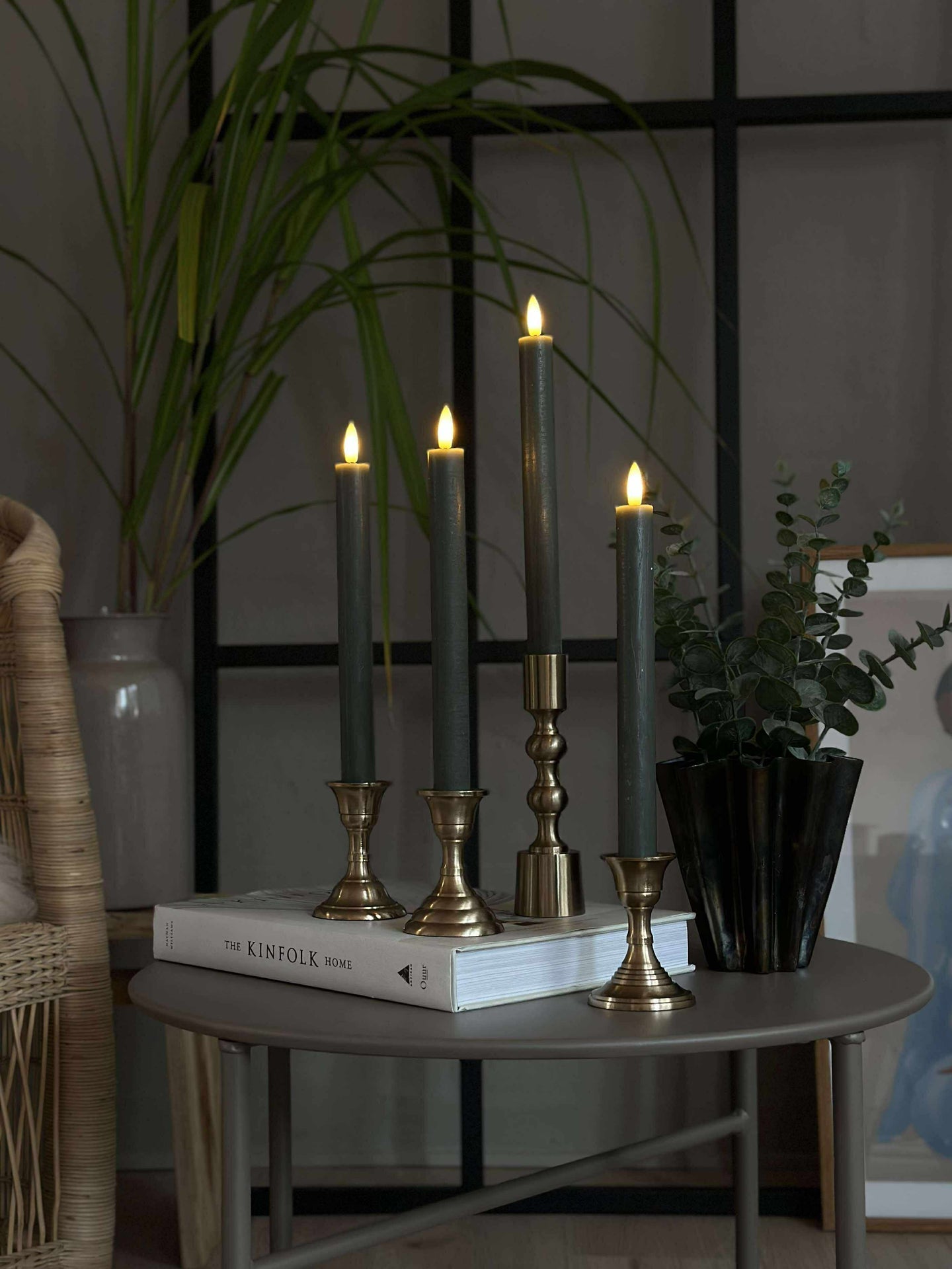 LED Stakelys 4 stk - Grønn