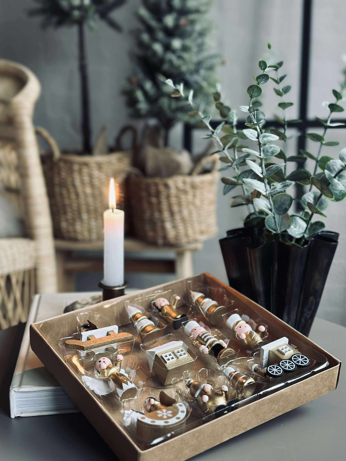 Juleoppheng tre - 12 stk.