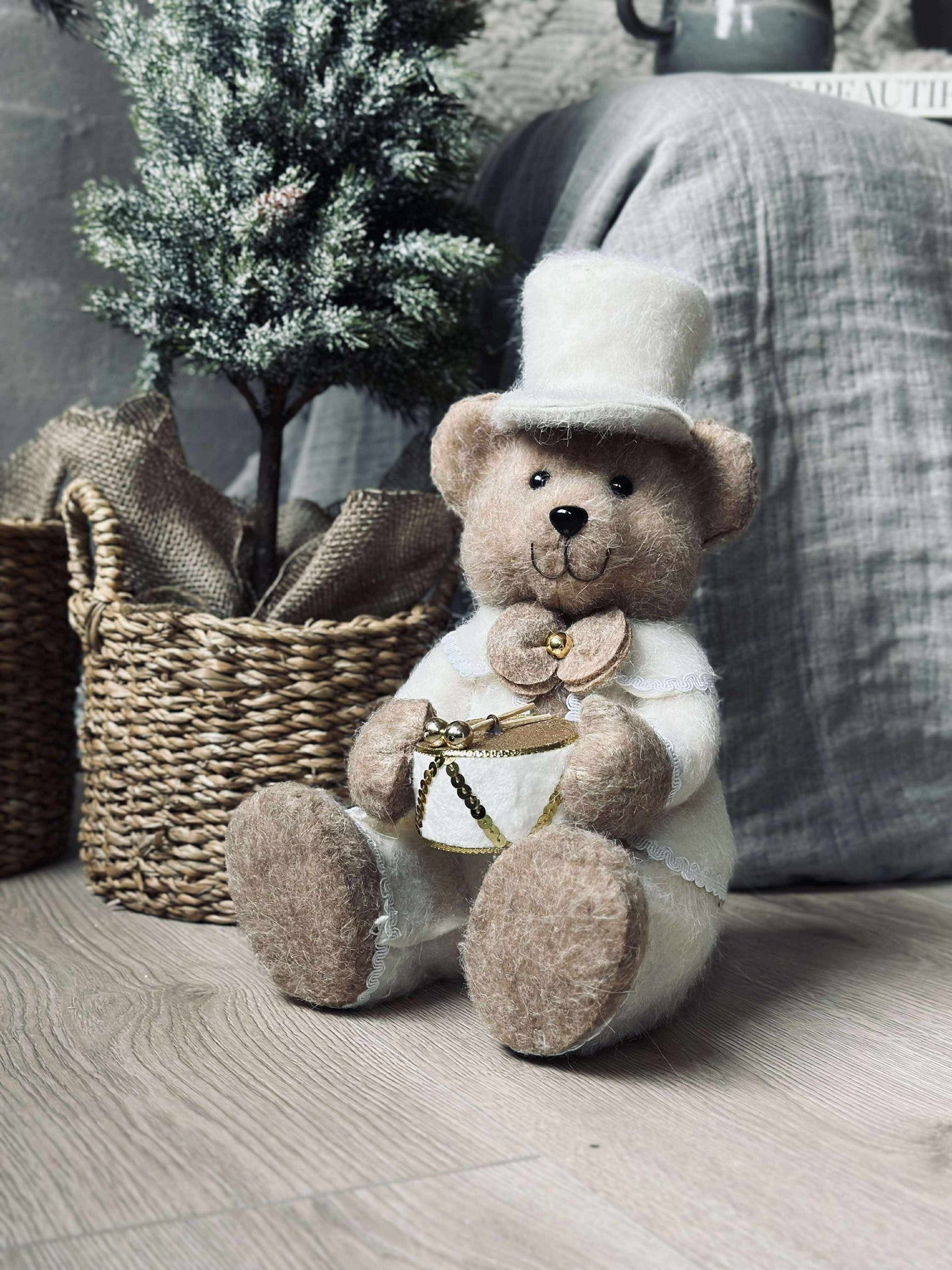 Julebamse - Sittende