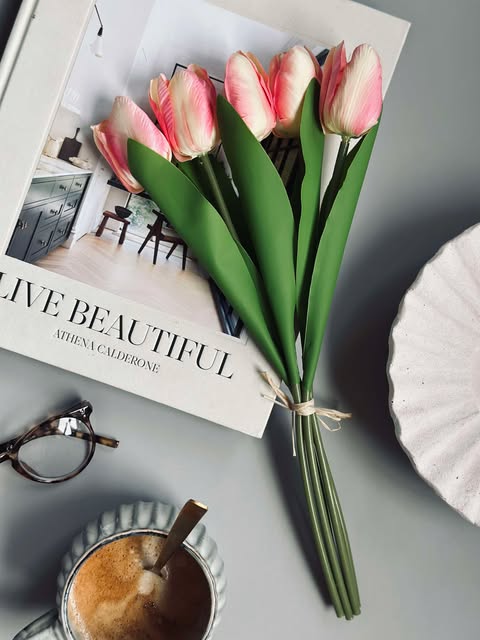 Tulipaner Silkelook– Flere farger