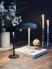 Isolde LED touch bordlampe. Svart/Beige