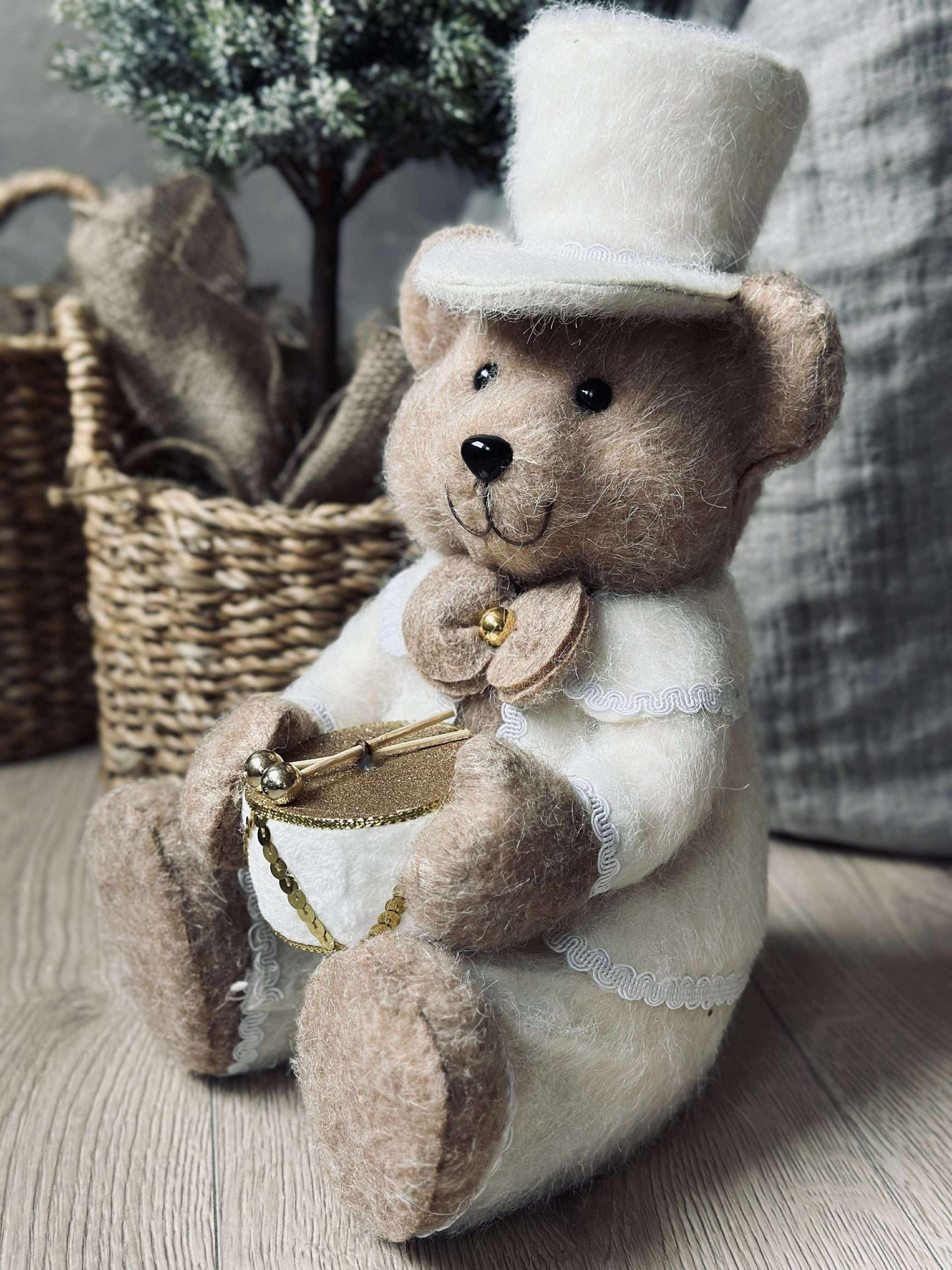 Julebamse - Sittende