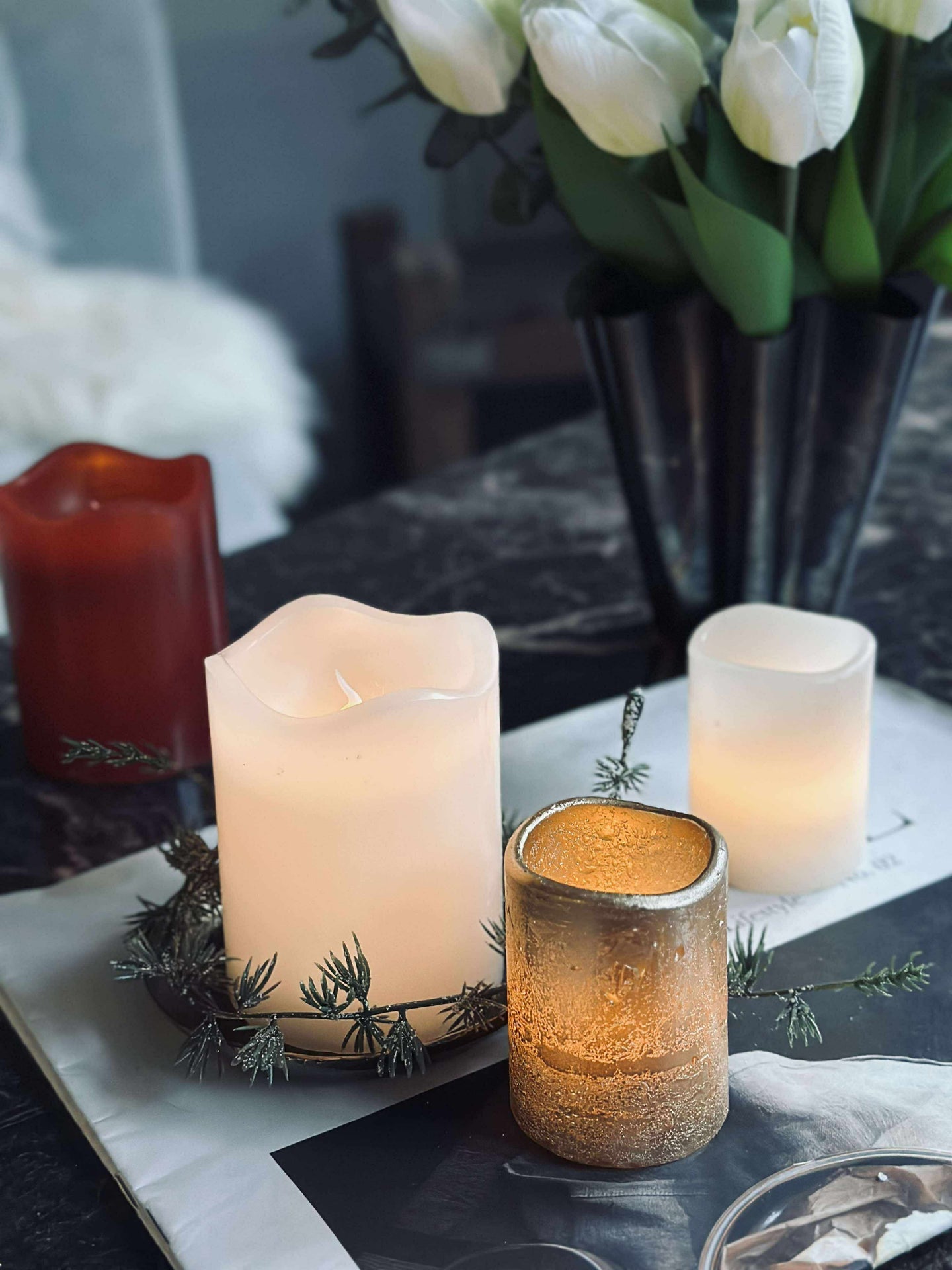 LED Blokklys med timer