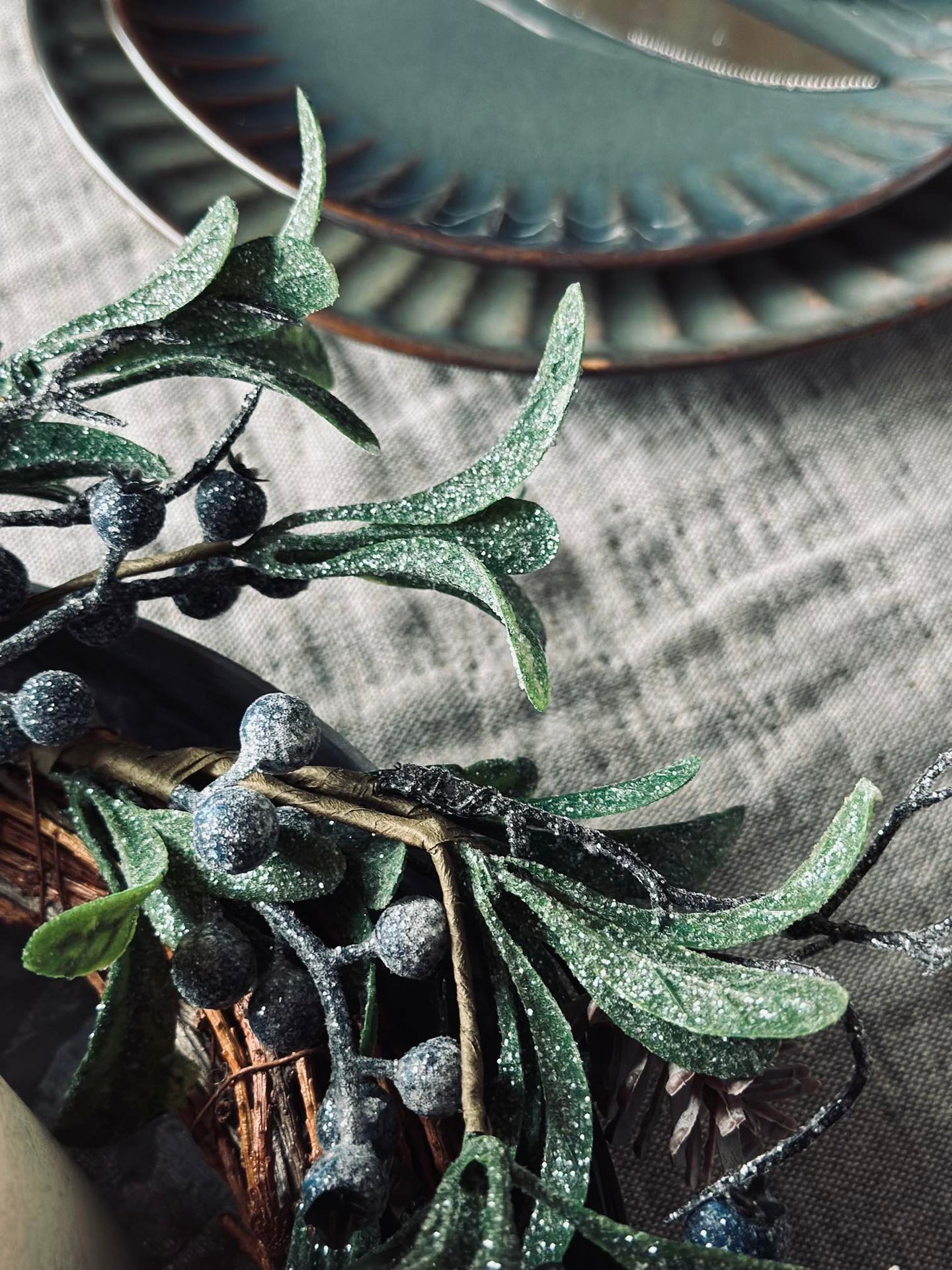 Krans med bær - Vinter