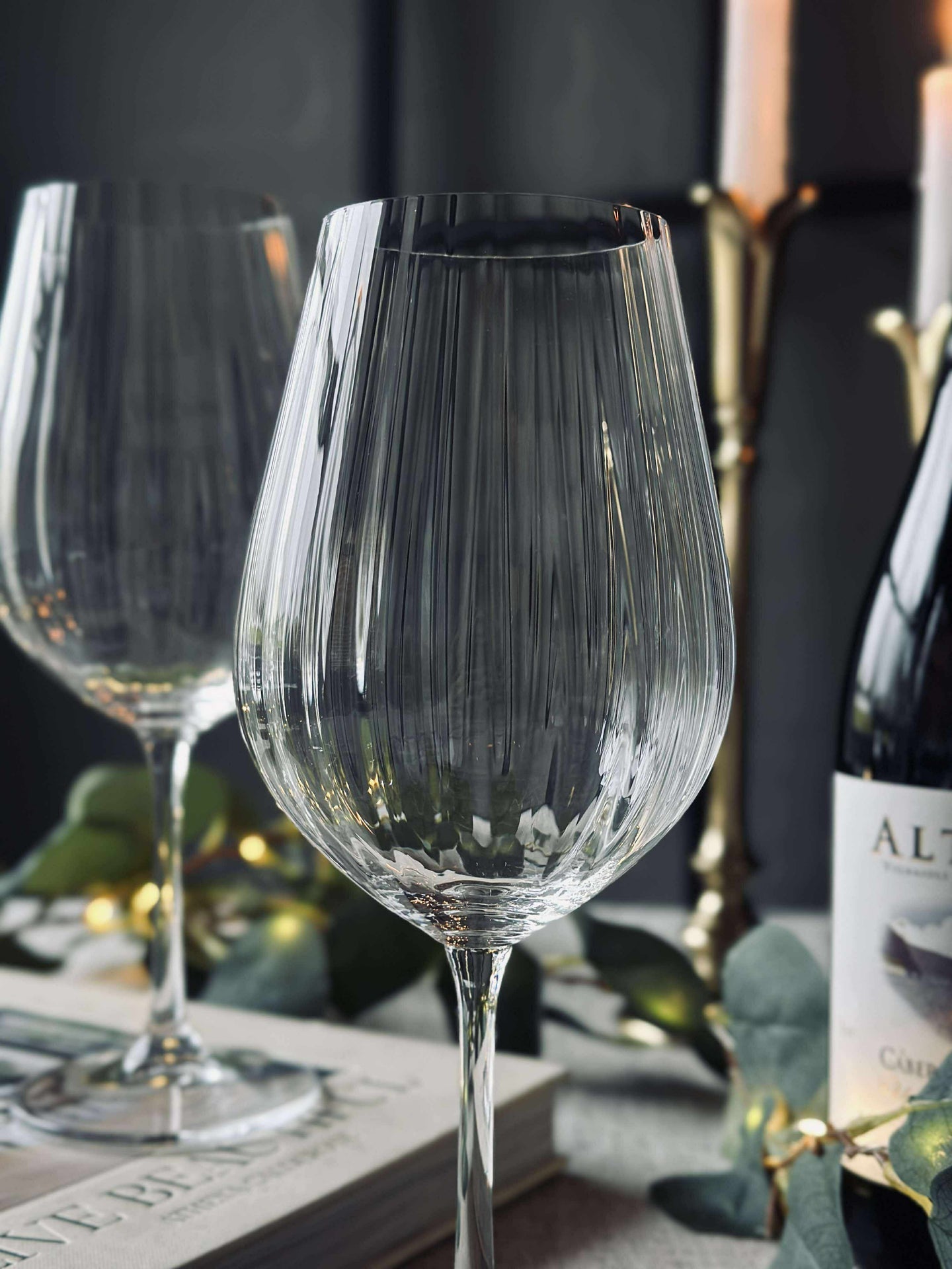 Rødvinsglass CRYSTAL - Sett med 4 stk.