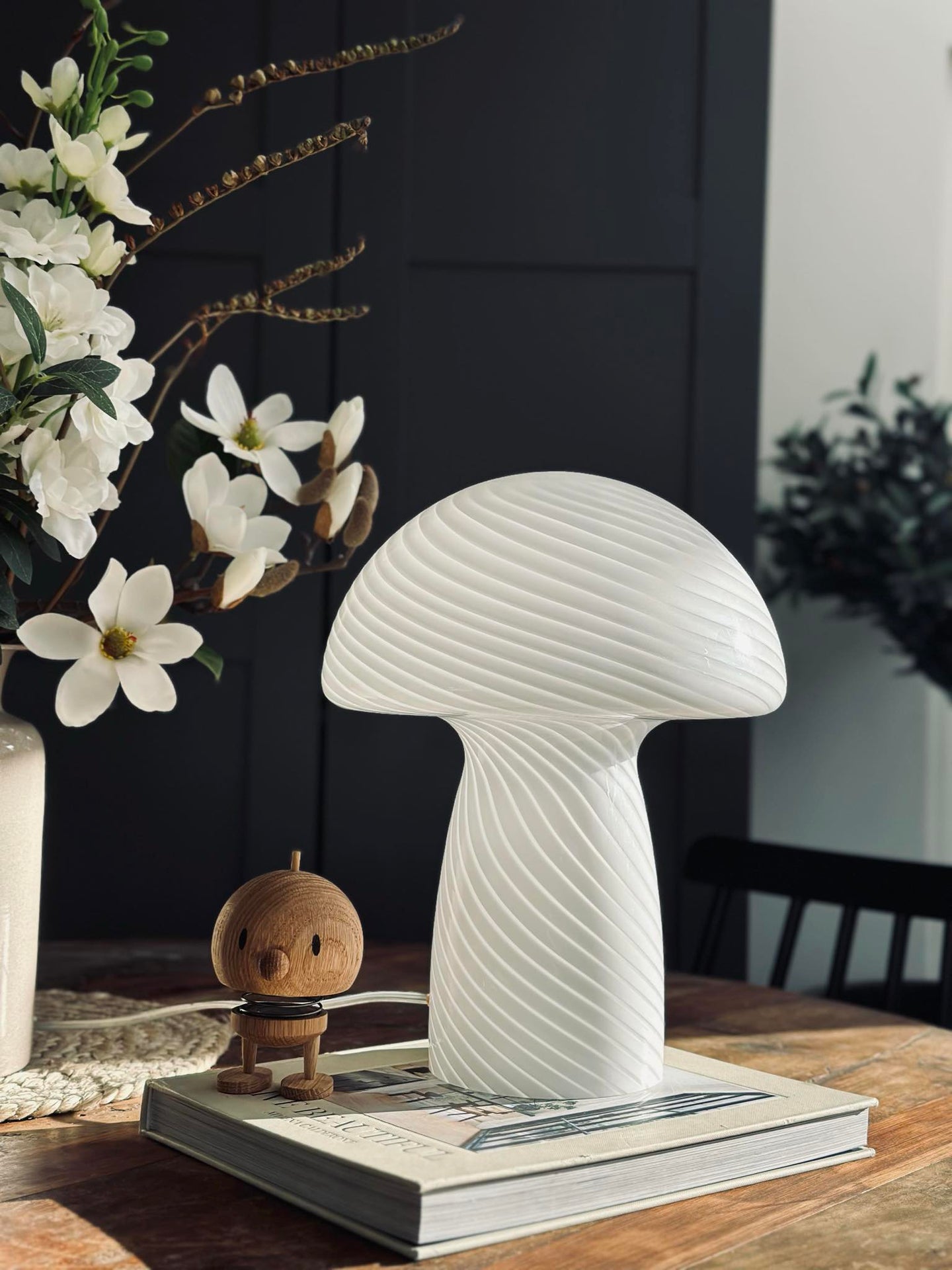 Mushroom Elsa - Hvit 32 cm