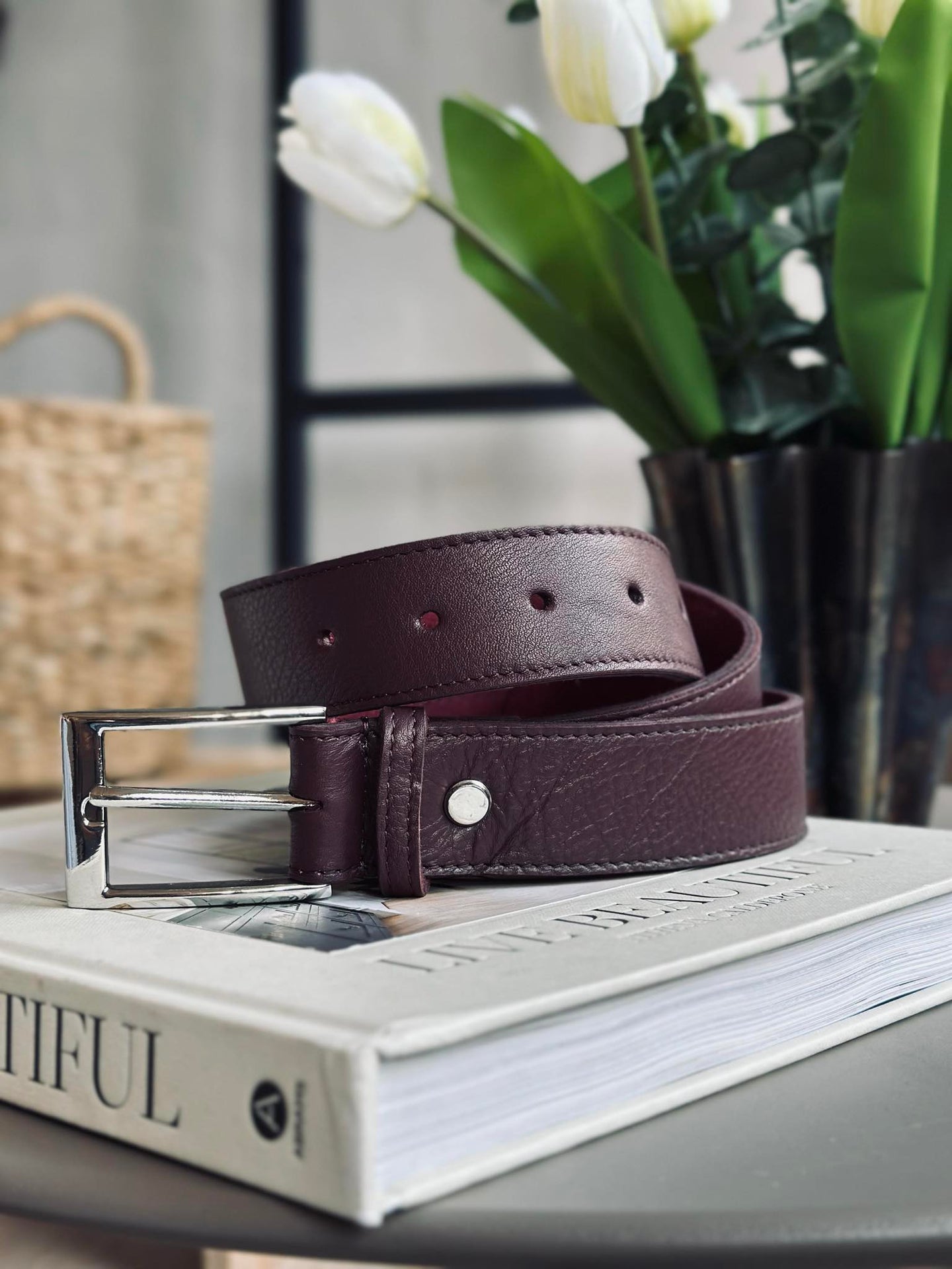 Belte 3,5 cm - OX blood