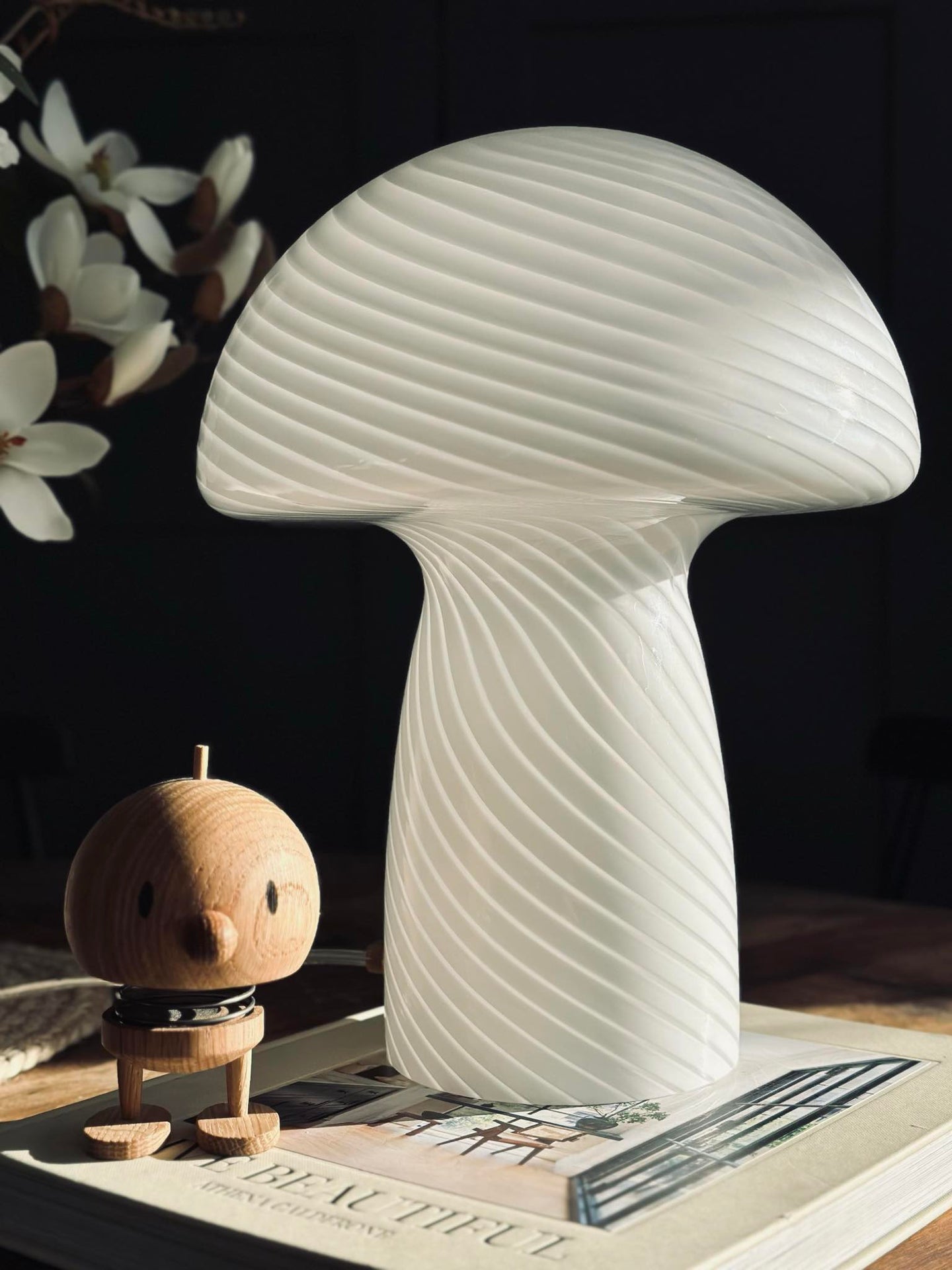 Mushroom Elsa - Hvit 32 cm