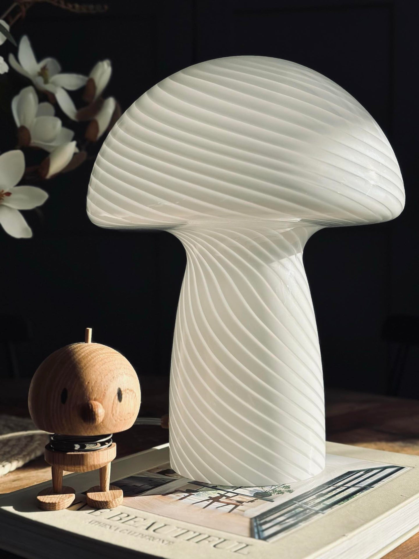 Mushroom Elsa - Hvit 32 cm