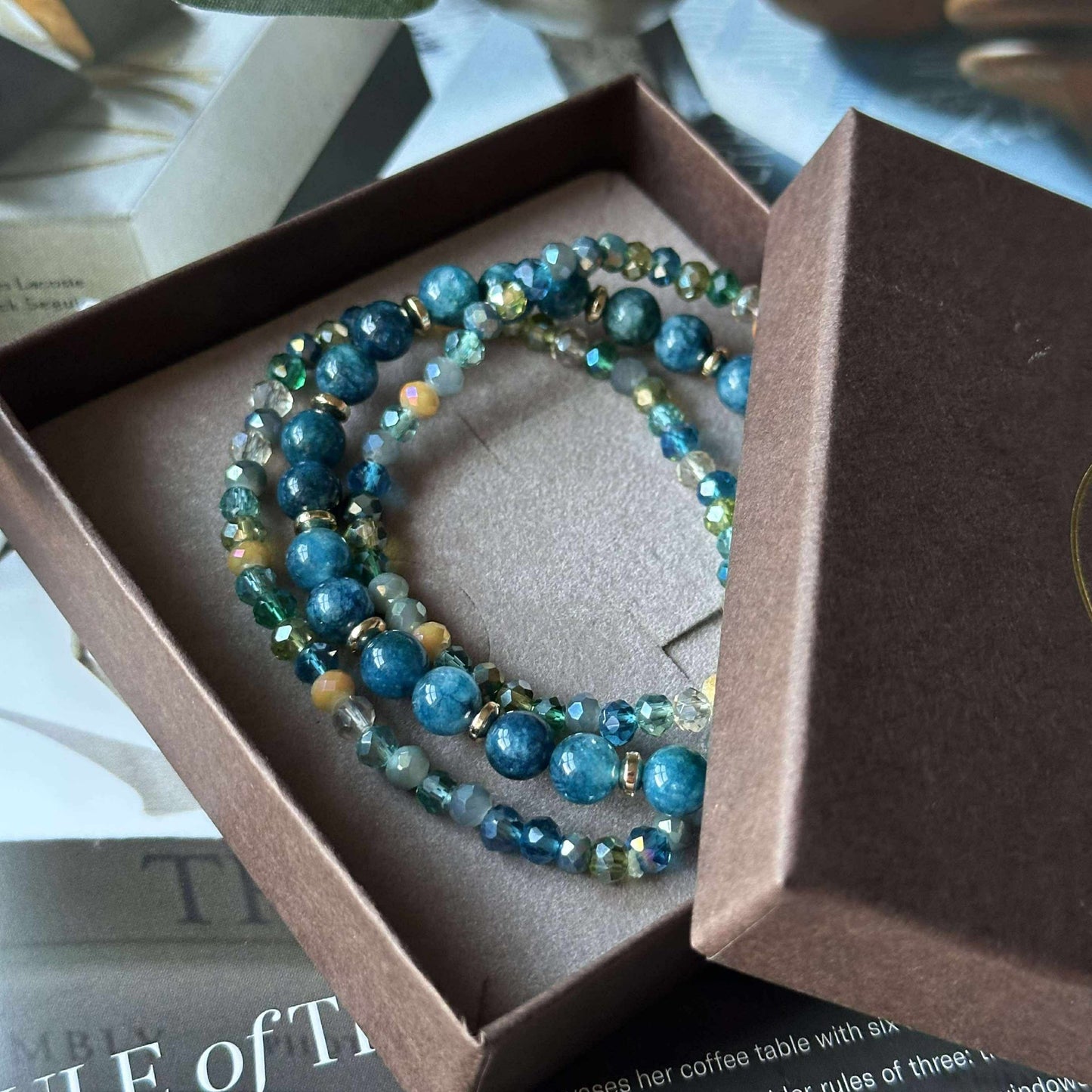 Armbånd Luna Sea Green – Sett med 3 stk