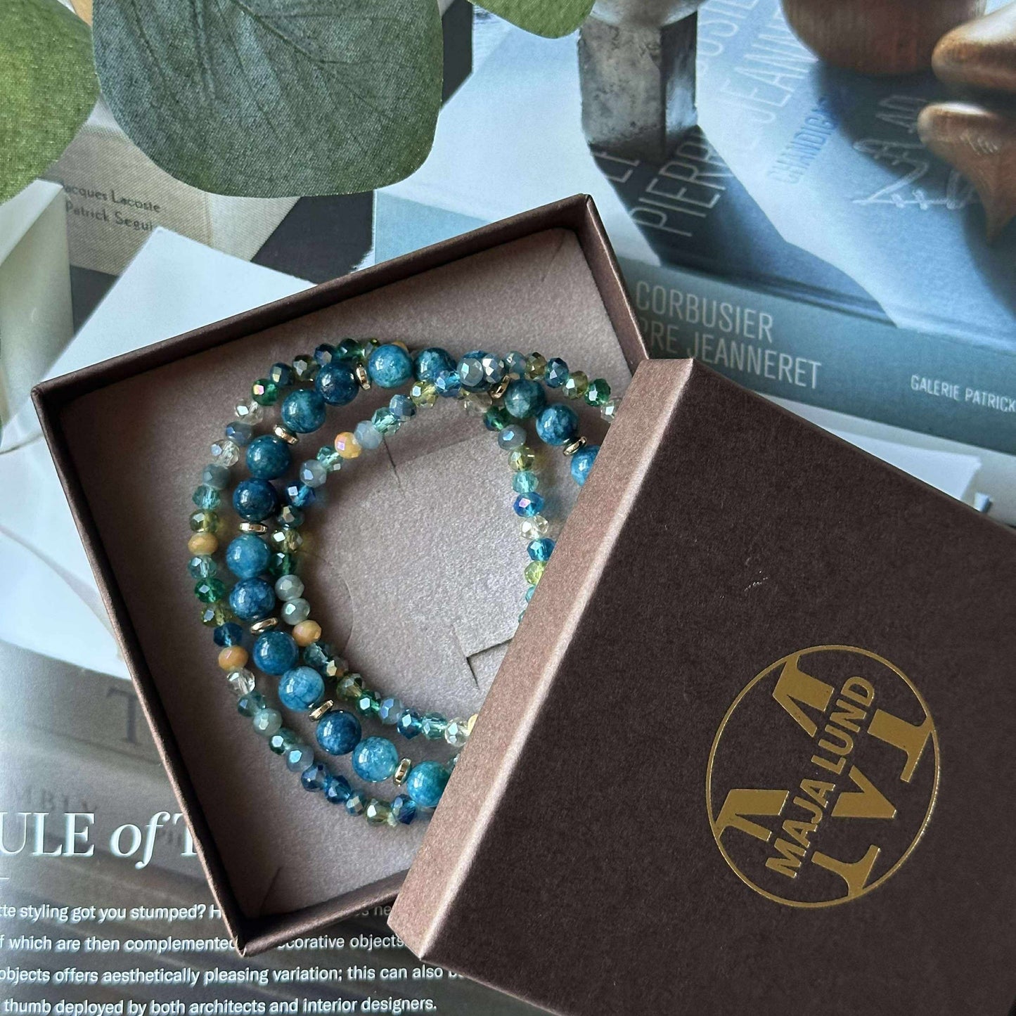 Armbånd Luna Sea Green – Sett med 3 stk