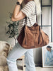 Vakker ruskinnshopper - Cognac