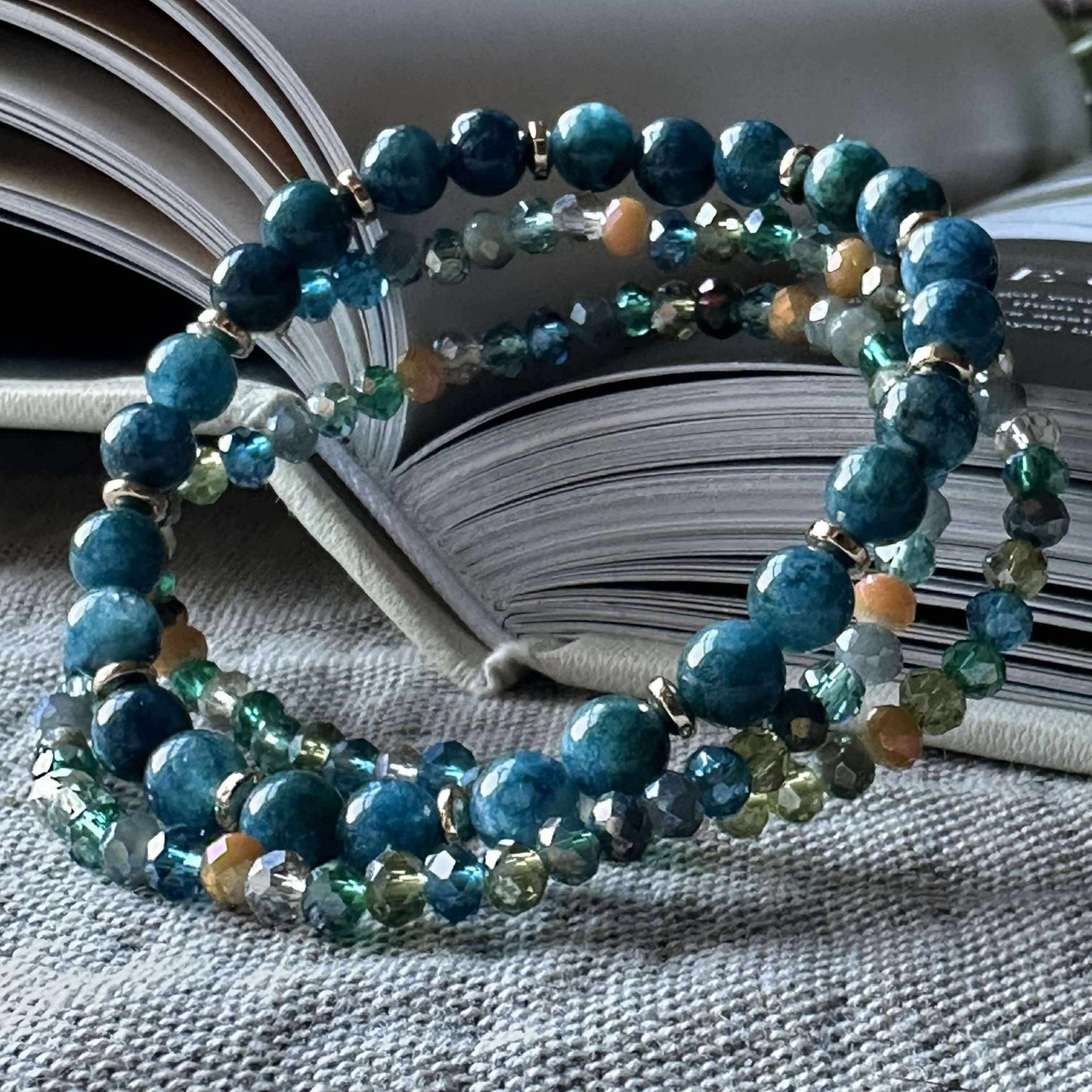 Armbånd Luna Sea Green – Sett med 3 stk