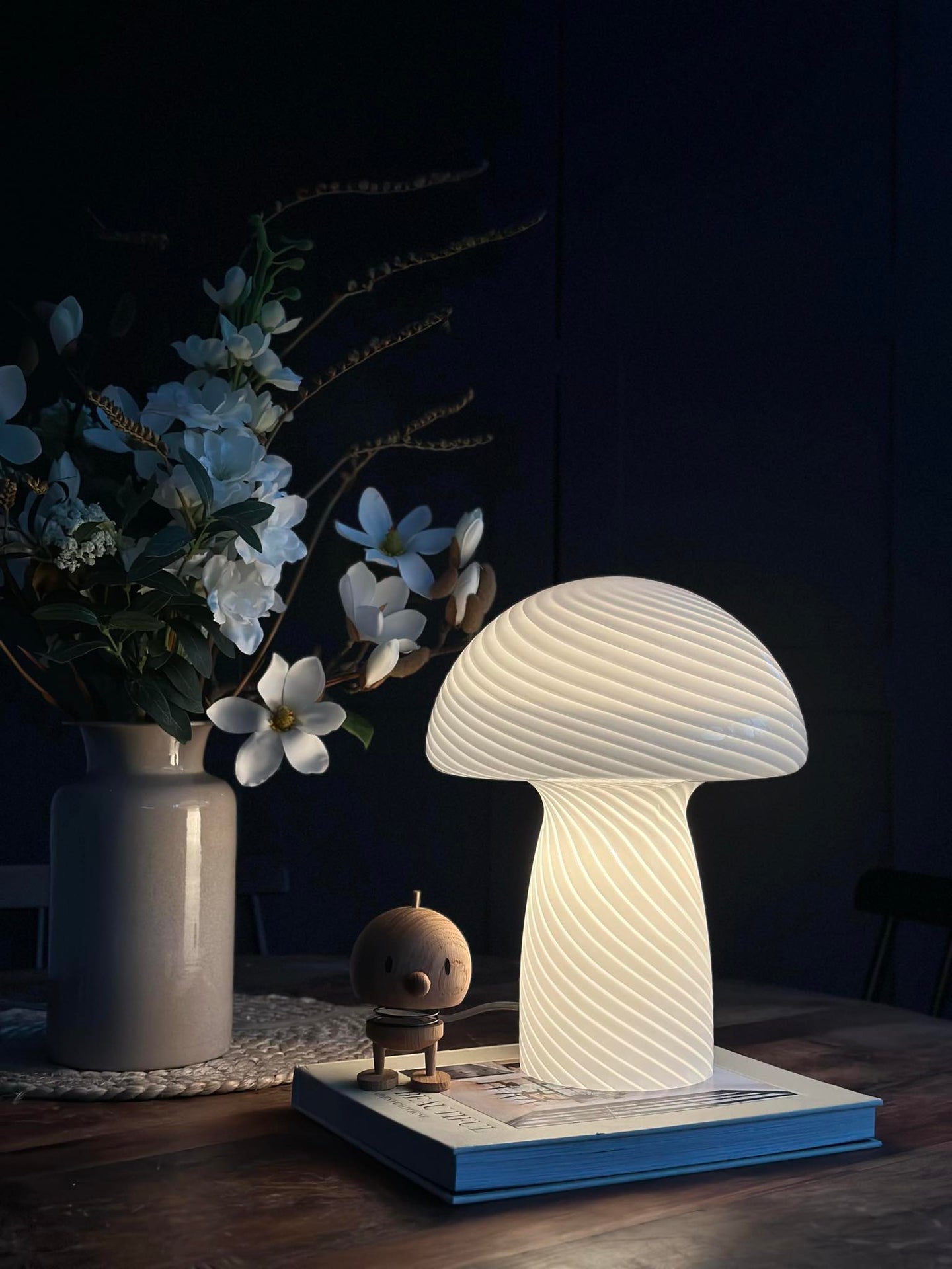 Mushroom Elsa - Hvit 32 cm