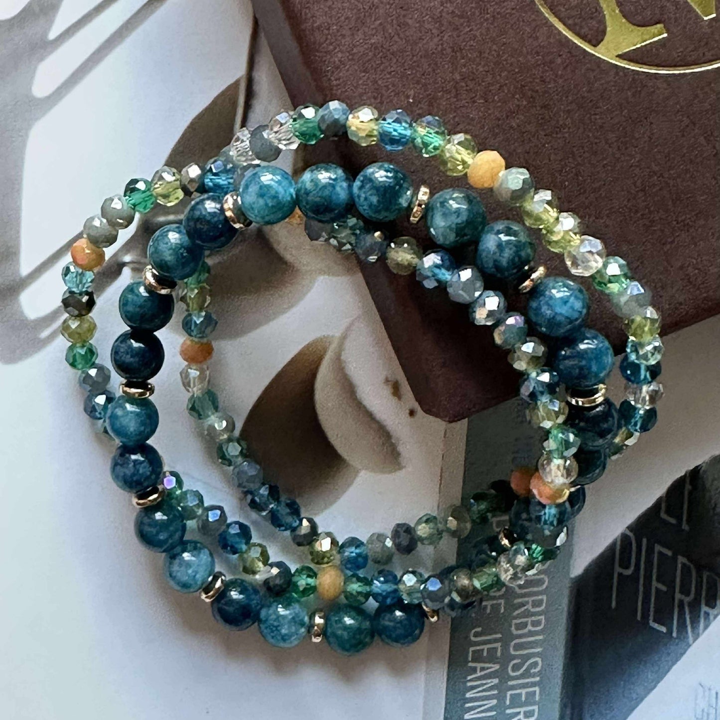 Armbånd Luna Sea Green – Sett med 3 stk