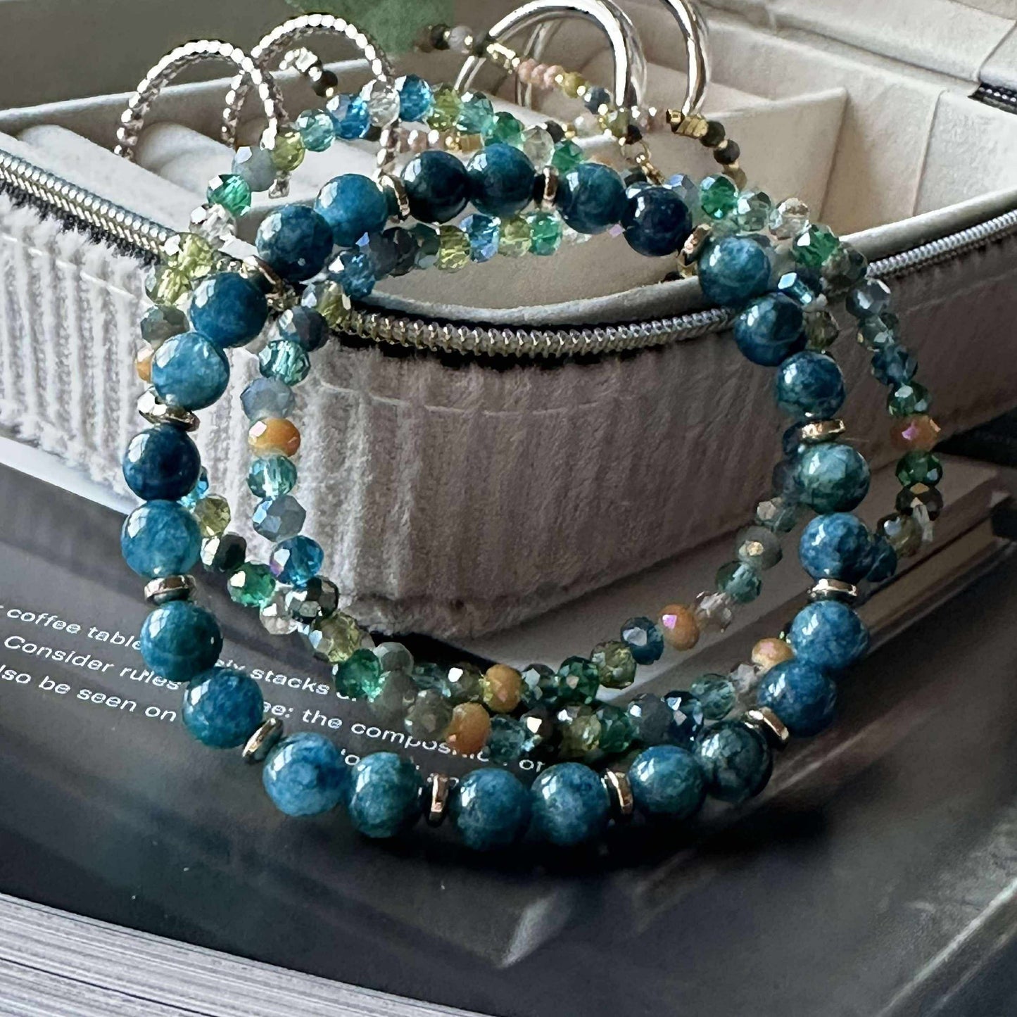 Armbånd Luna Sea Green – Sett med 3 stk