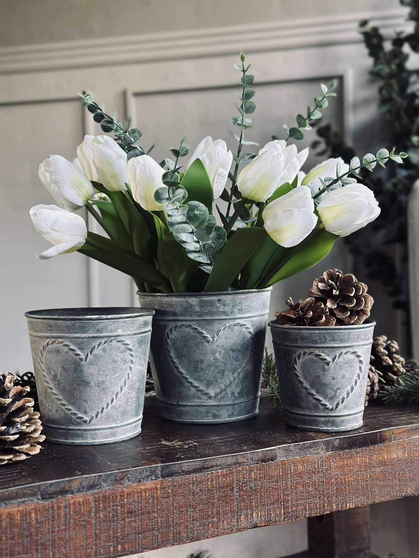 Sinkskjuler med hjerter - 3 stk.