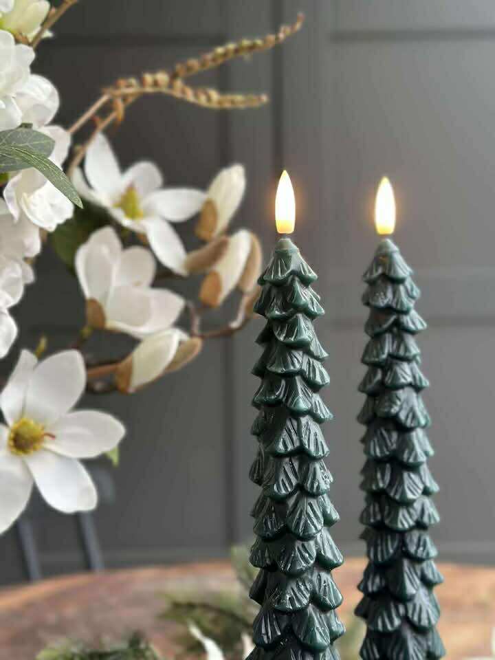 LED-stakelys 2 stk - Juletre