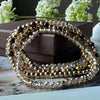 Armbånd Ofelia Tiger Eye - Sett med 5 armbånd