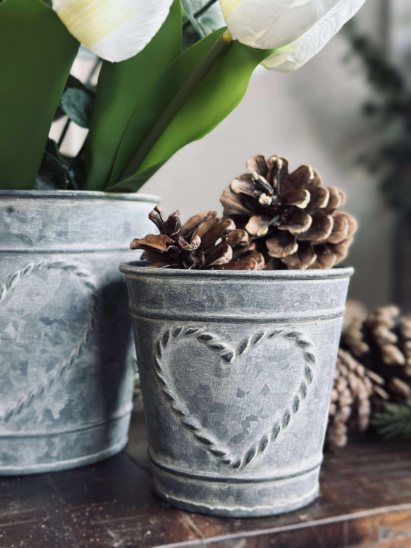 Sinkskjuler med hjerter - 3 stk.