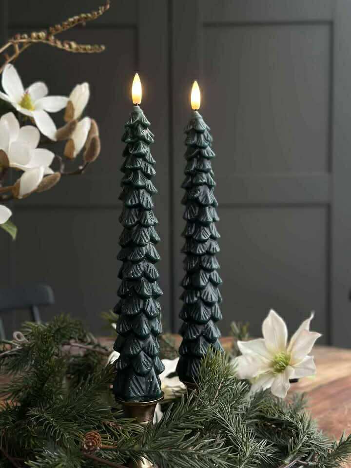 LED-stakelys 2 stk - Juletre