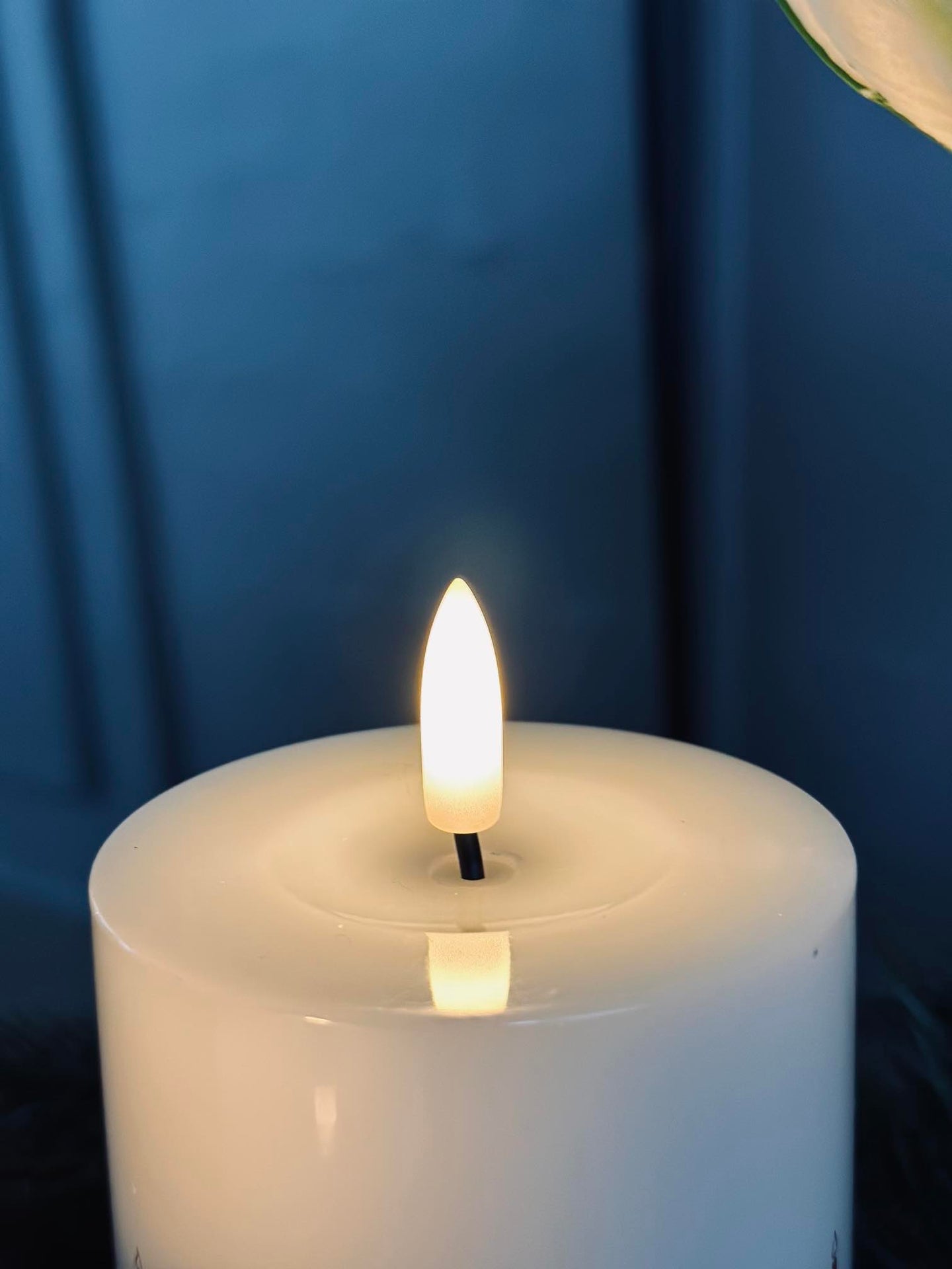 LED bloklys TWINKLE CHRISTMAS - Sett med 2 stk.