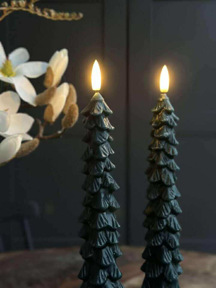 LED-stakelys 2 stk - Juletre