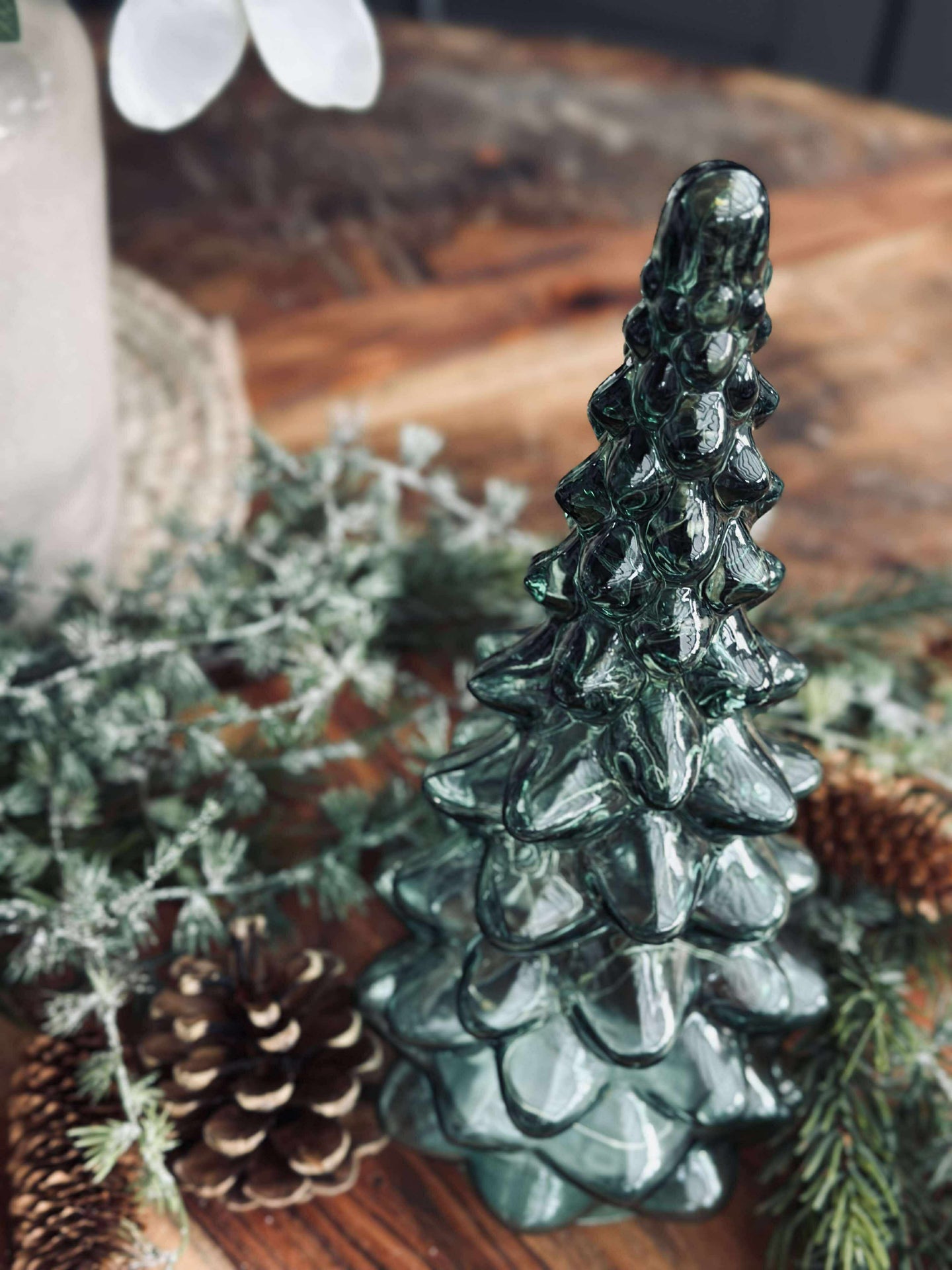 Juletre i glass